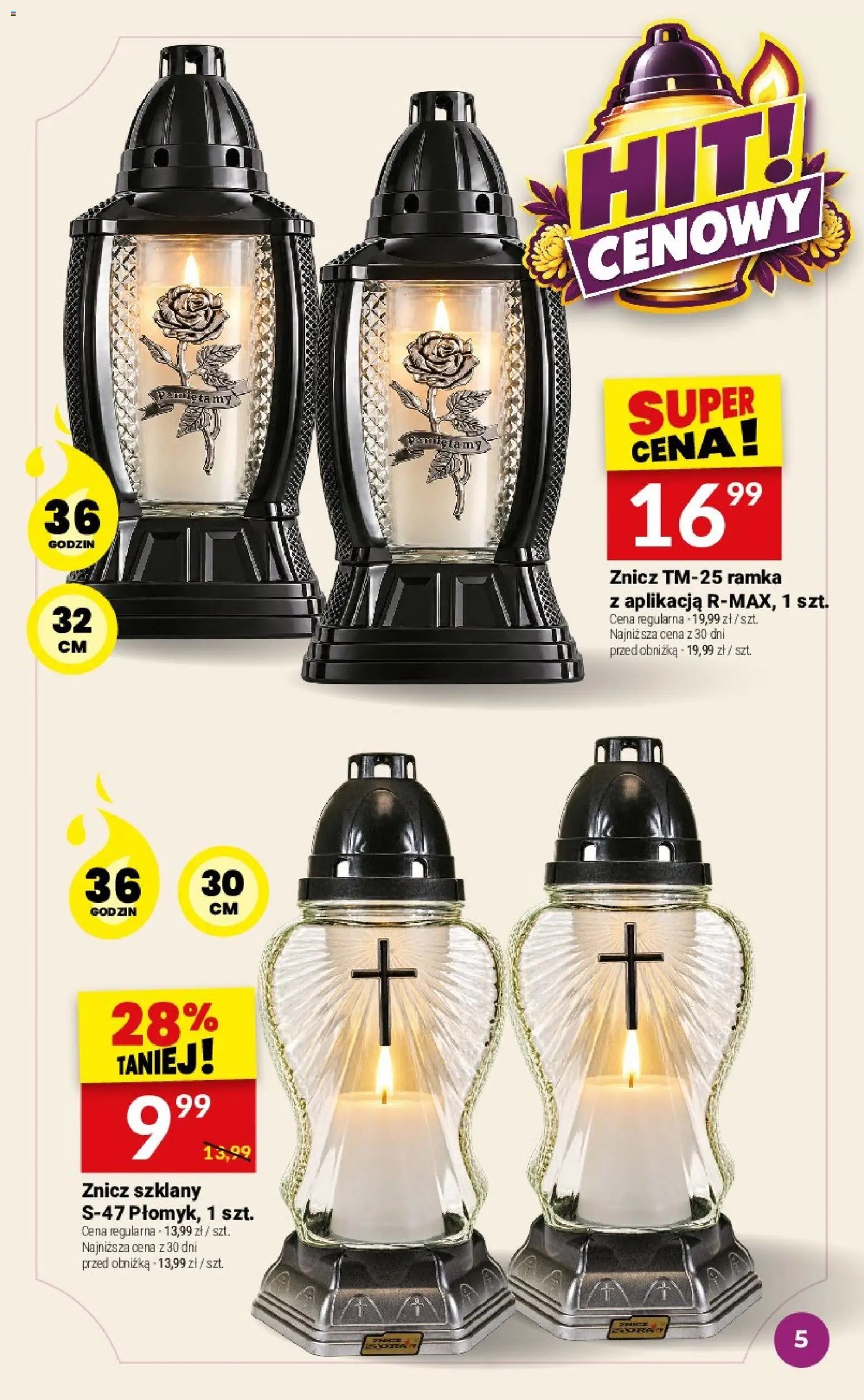 Twój Market gazetka - Katalog zniczy