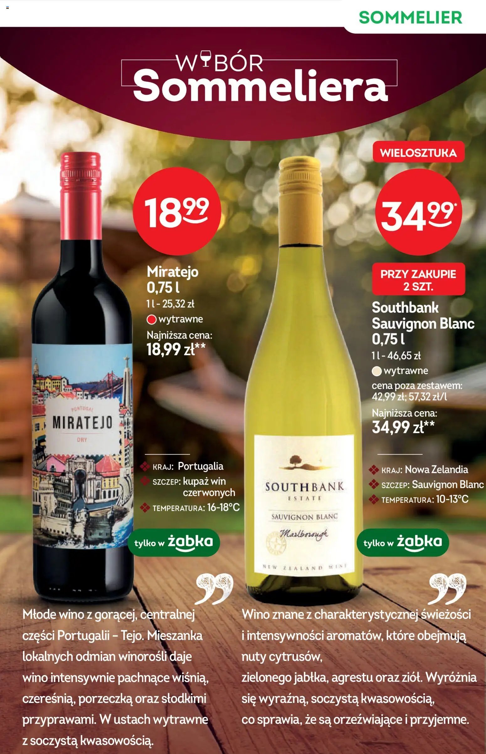 Żabka gazetka - Katalog win