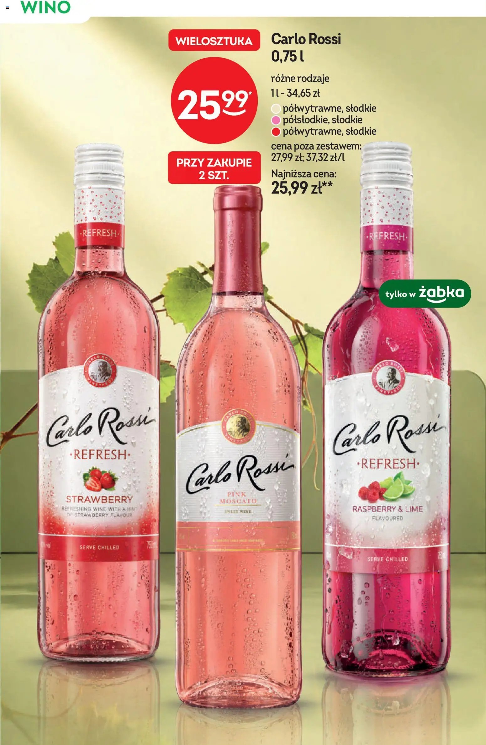 Żabka gazetka - Katalog win