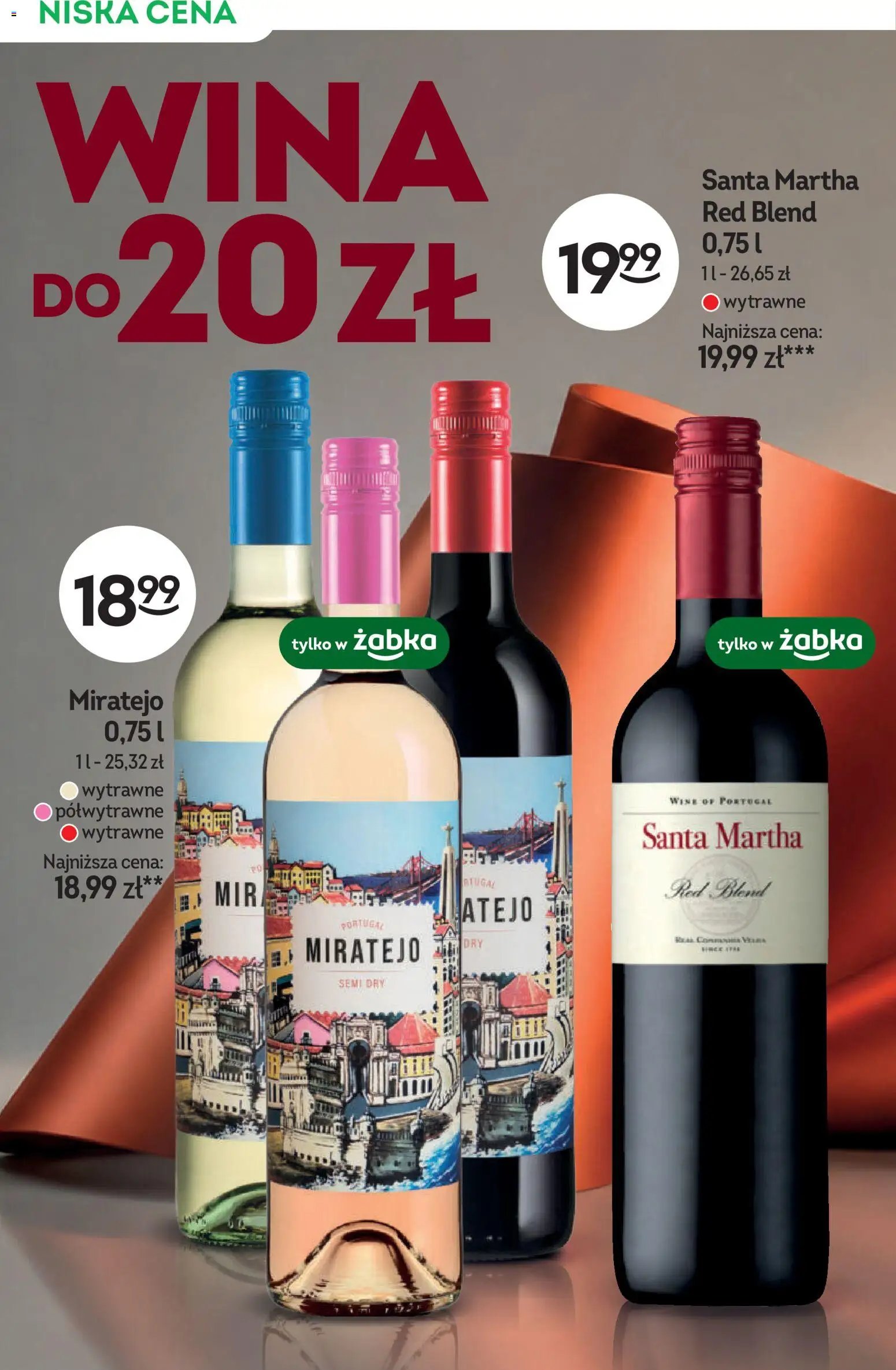 Żabka gazetka - Katalog win