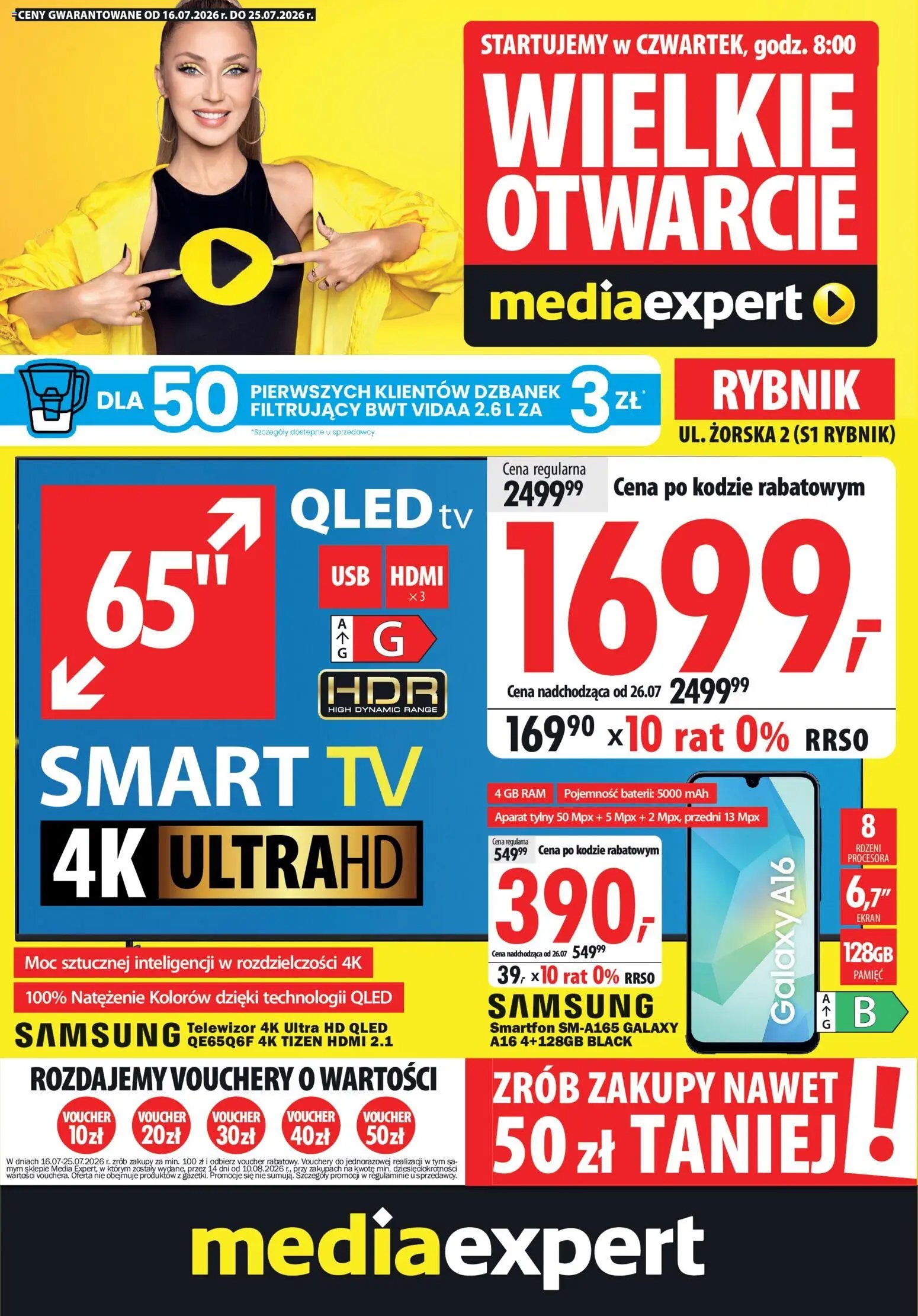 Mediaexpert promocje - Wielkie otwarcie Rybnik