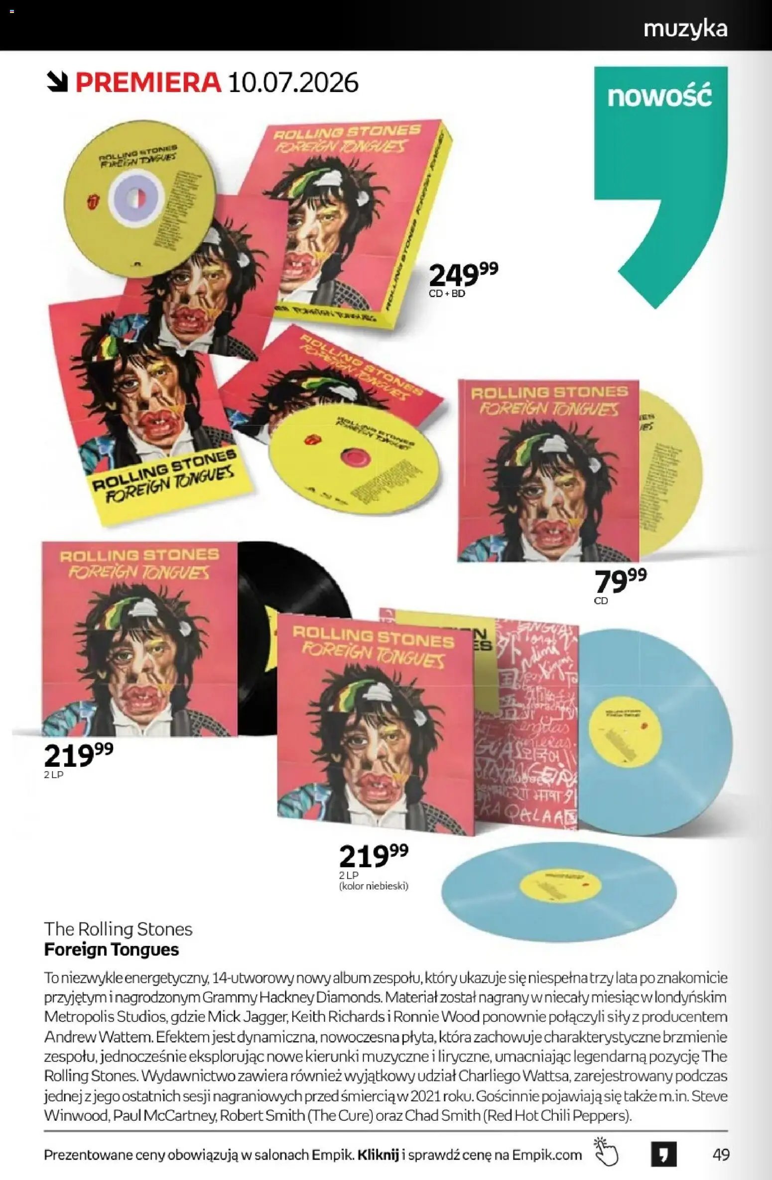 Empik promocje - Tom kultury Muzyka