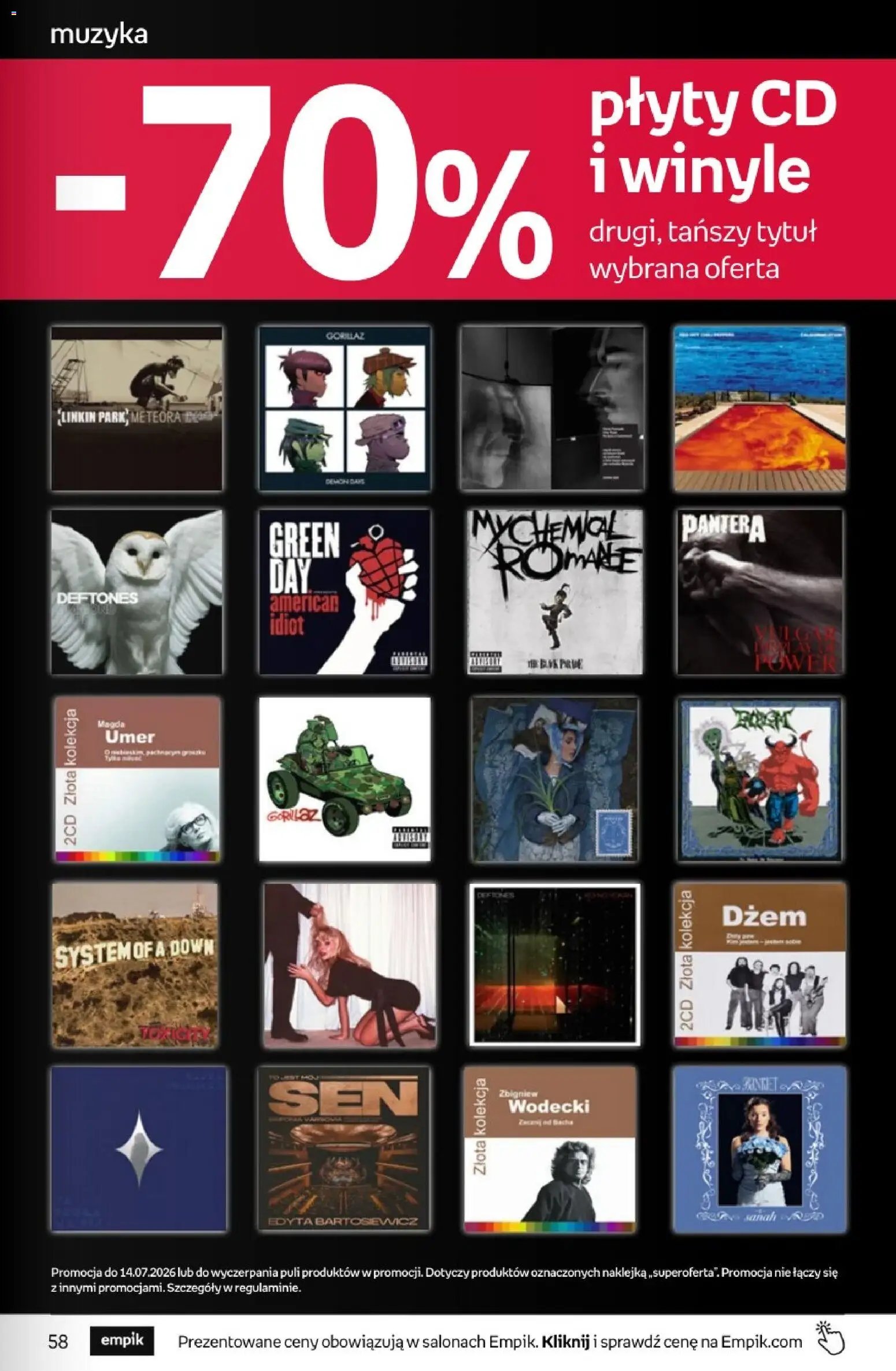 Empik promocje - Tom kultury Muzyka