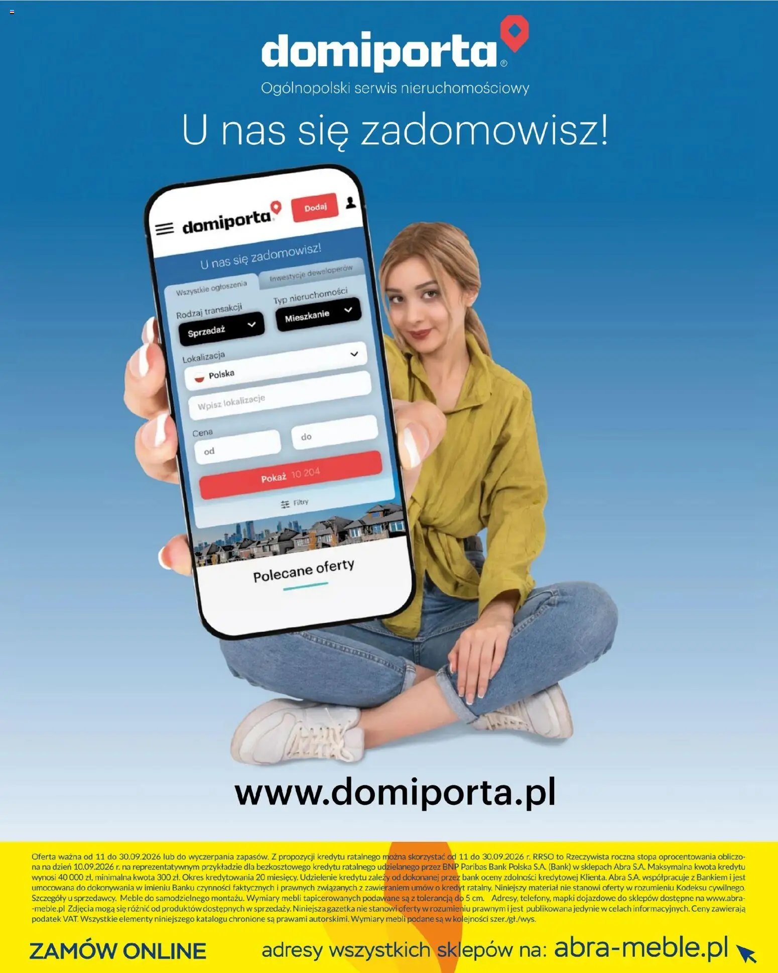 Abra meble gazetka