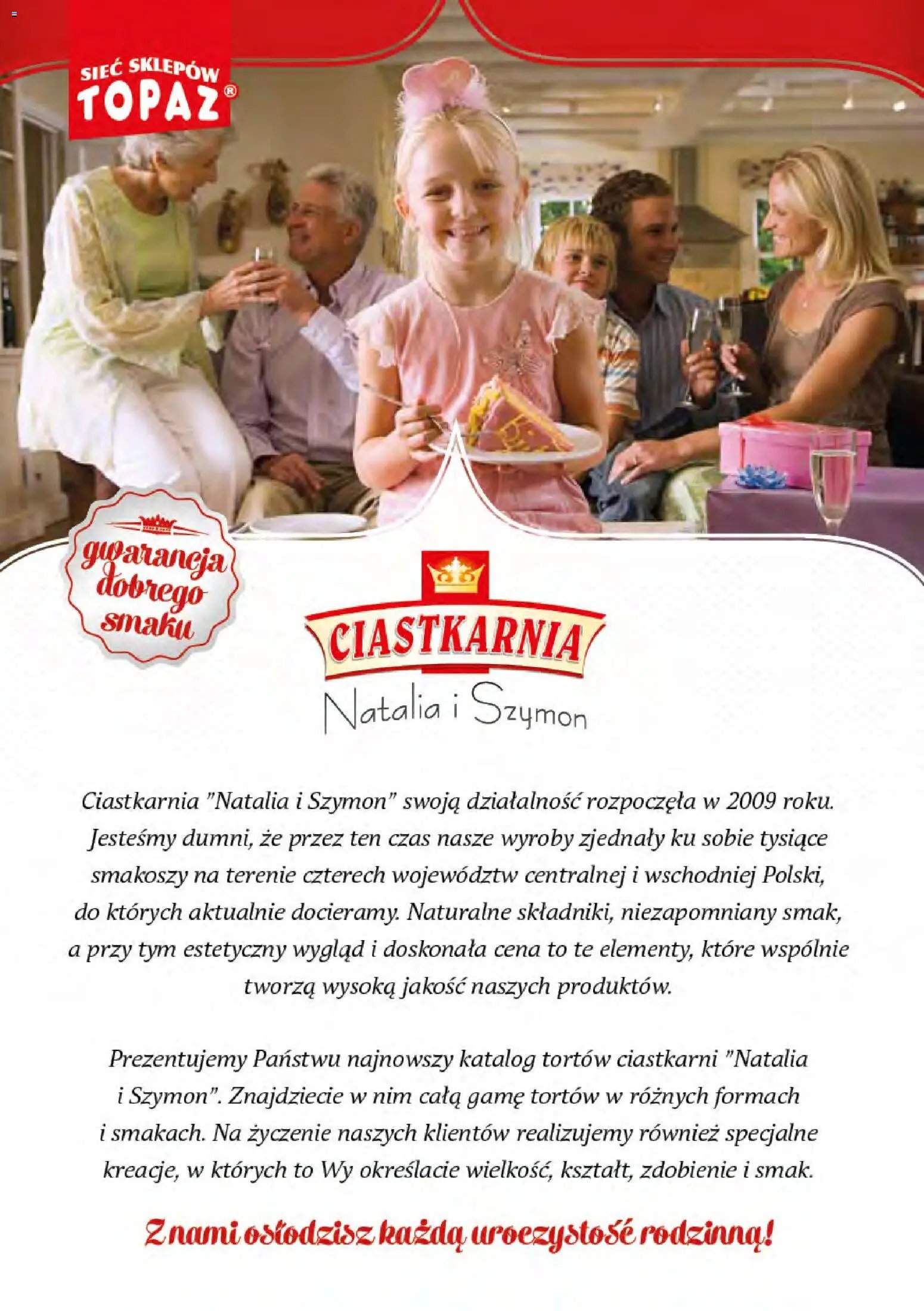 Topaz gazetka - Torty