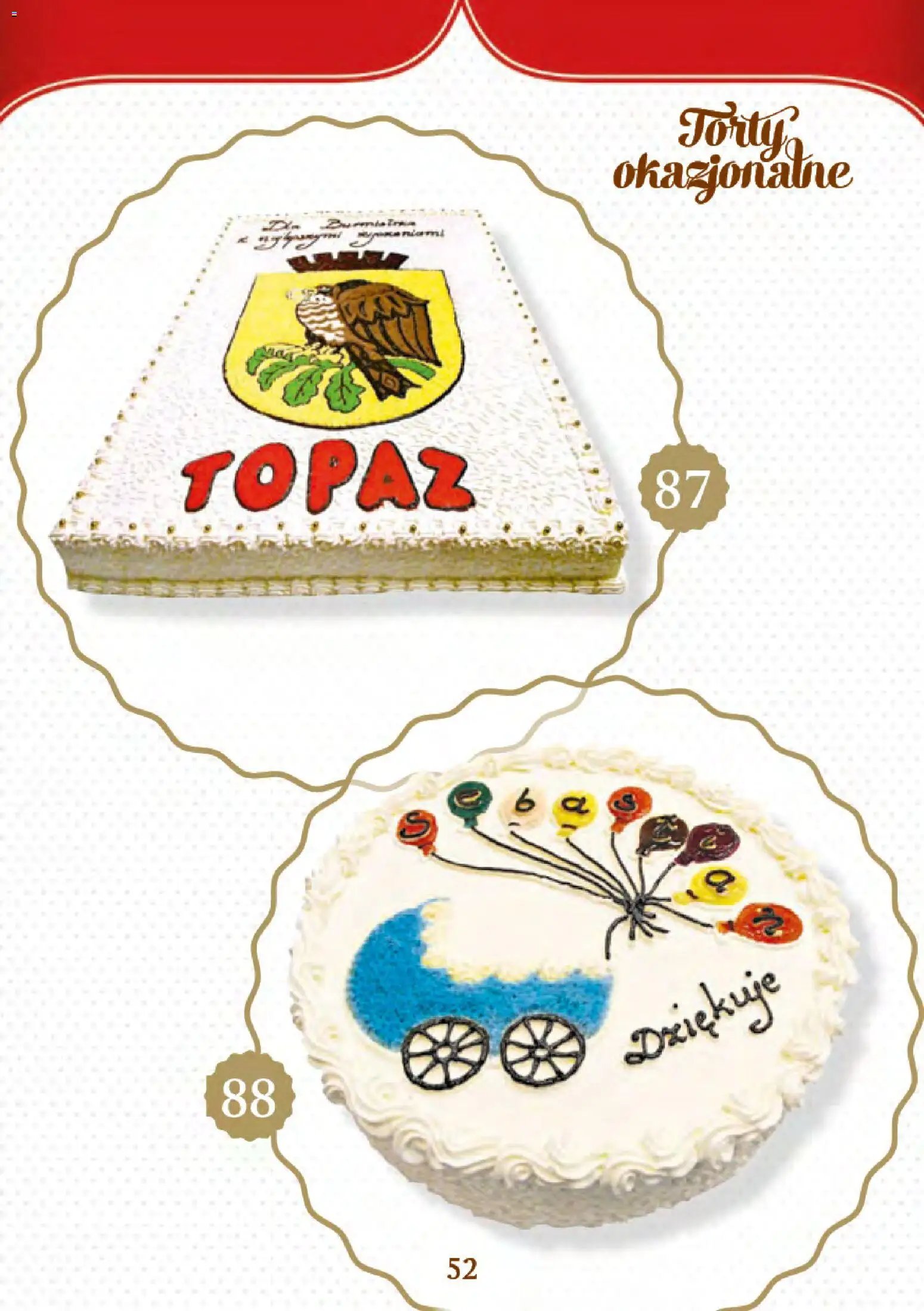 Topaz gazetka - Torty