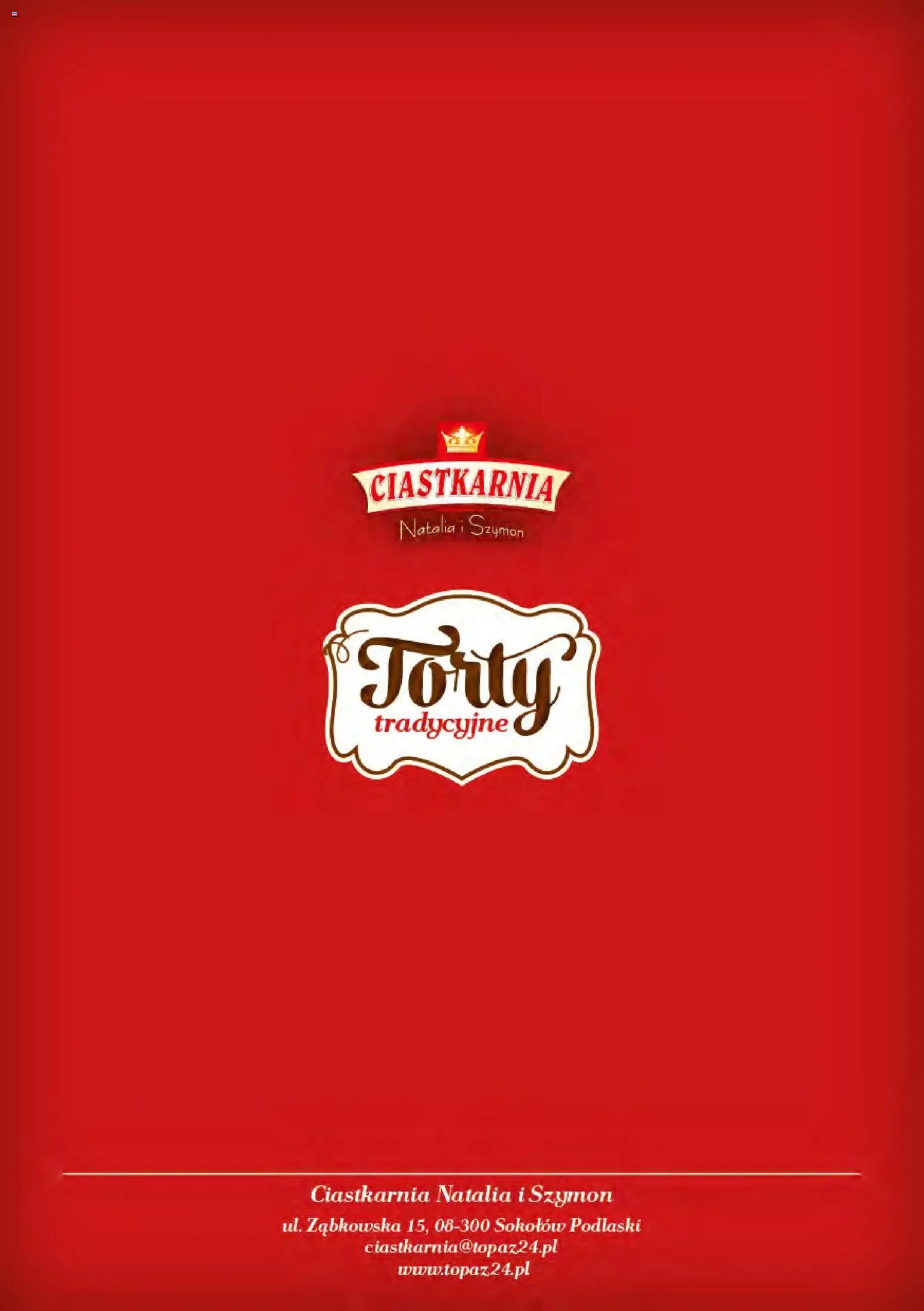 Topaz gazetka - Torty