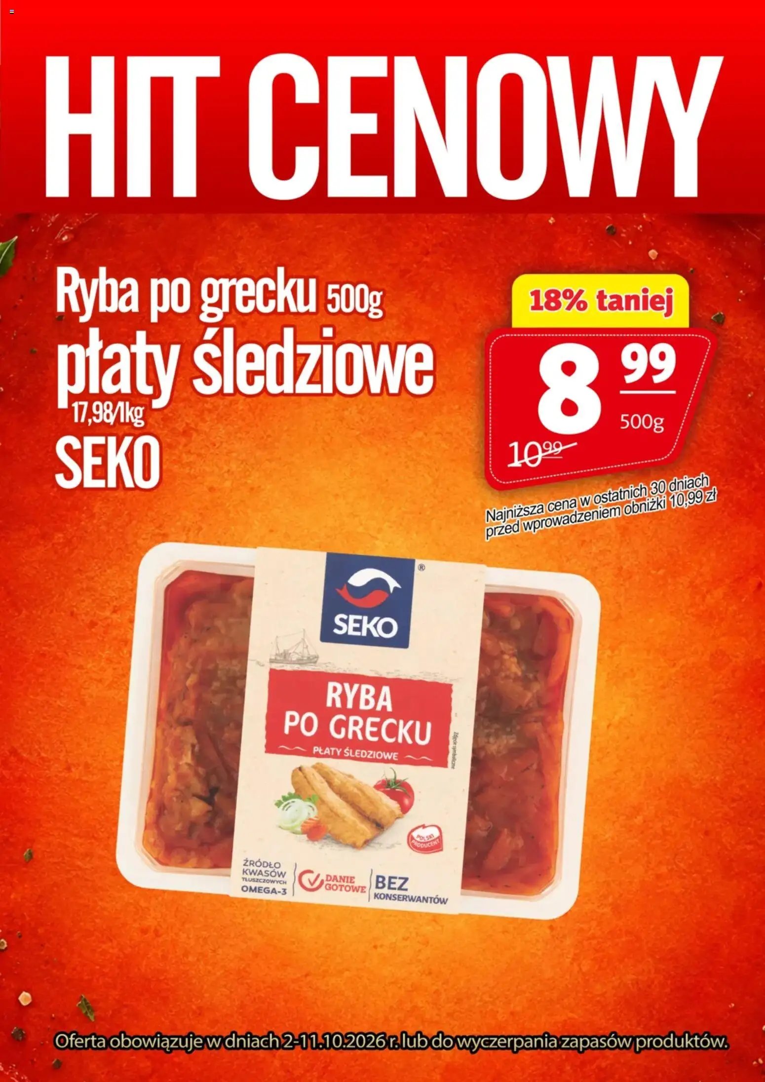 Prim Market promocje - Ryba po grecku SEKO