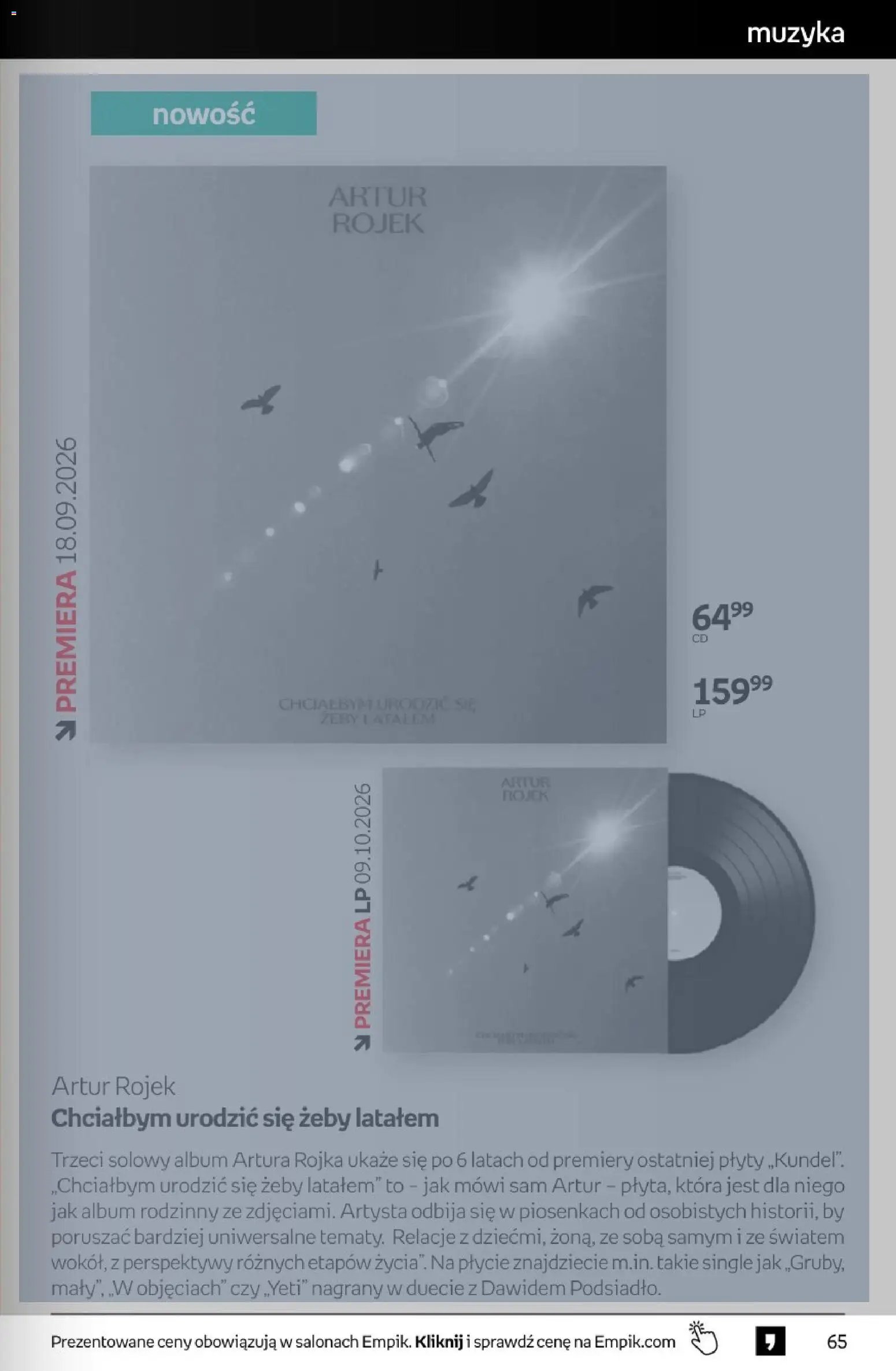 Empik promocje - Tom kultury Muzyka