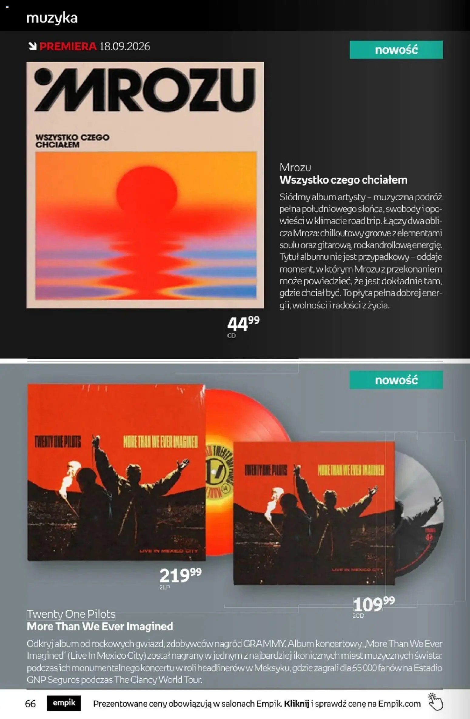 Empik promocje - Tom kultury Muzyka