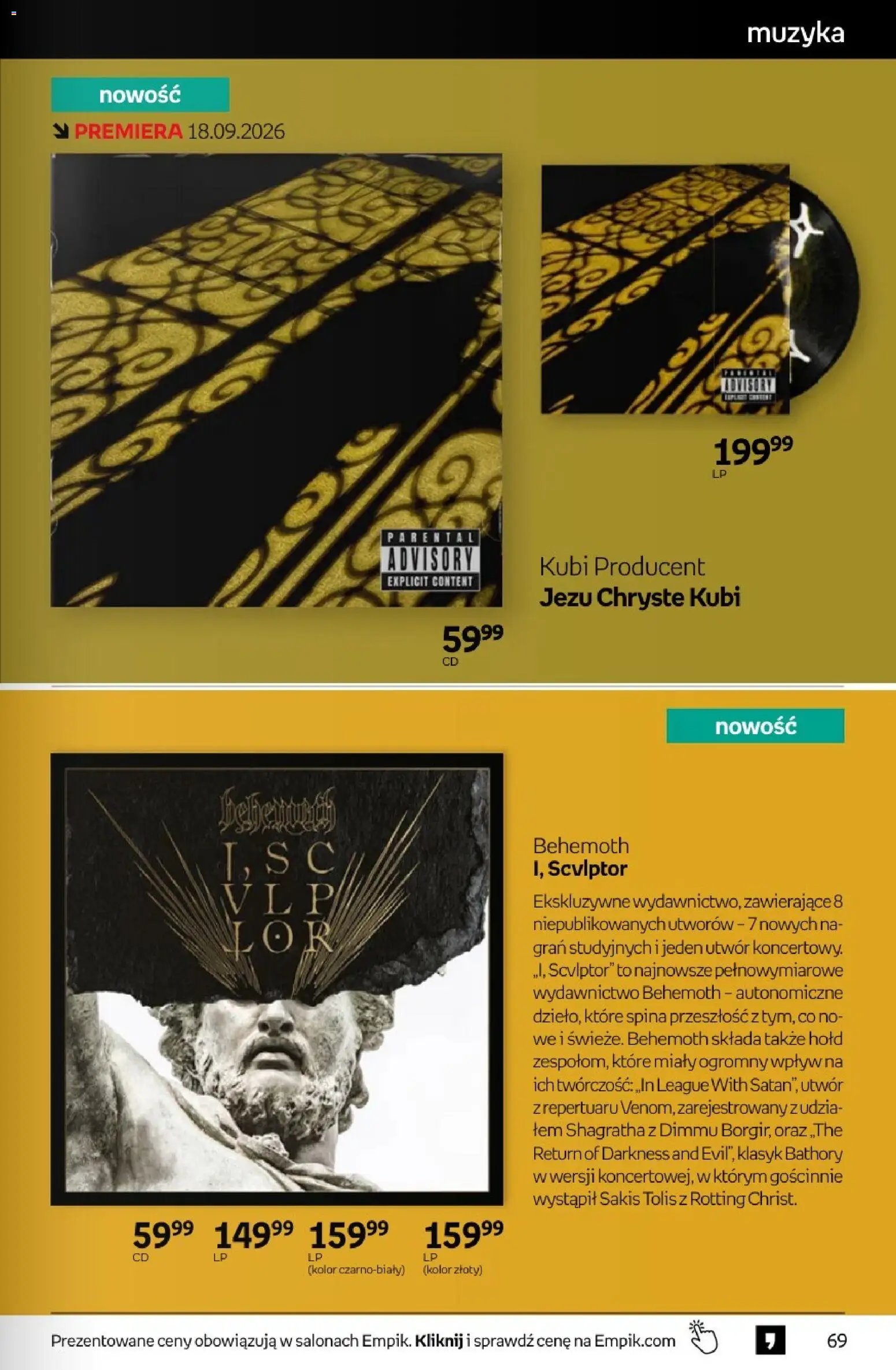 Empik promocje - Tom kultury Muzyka