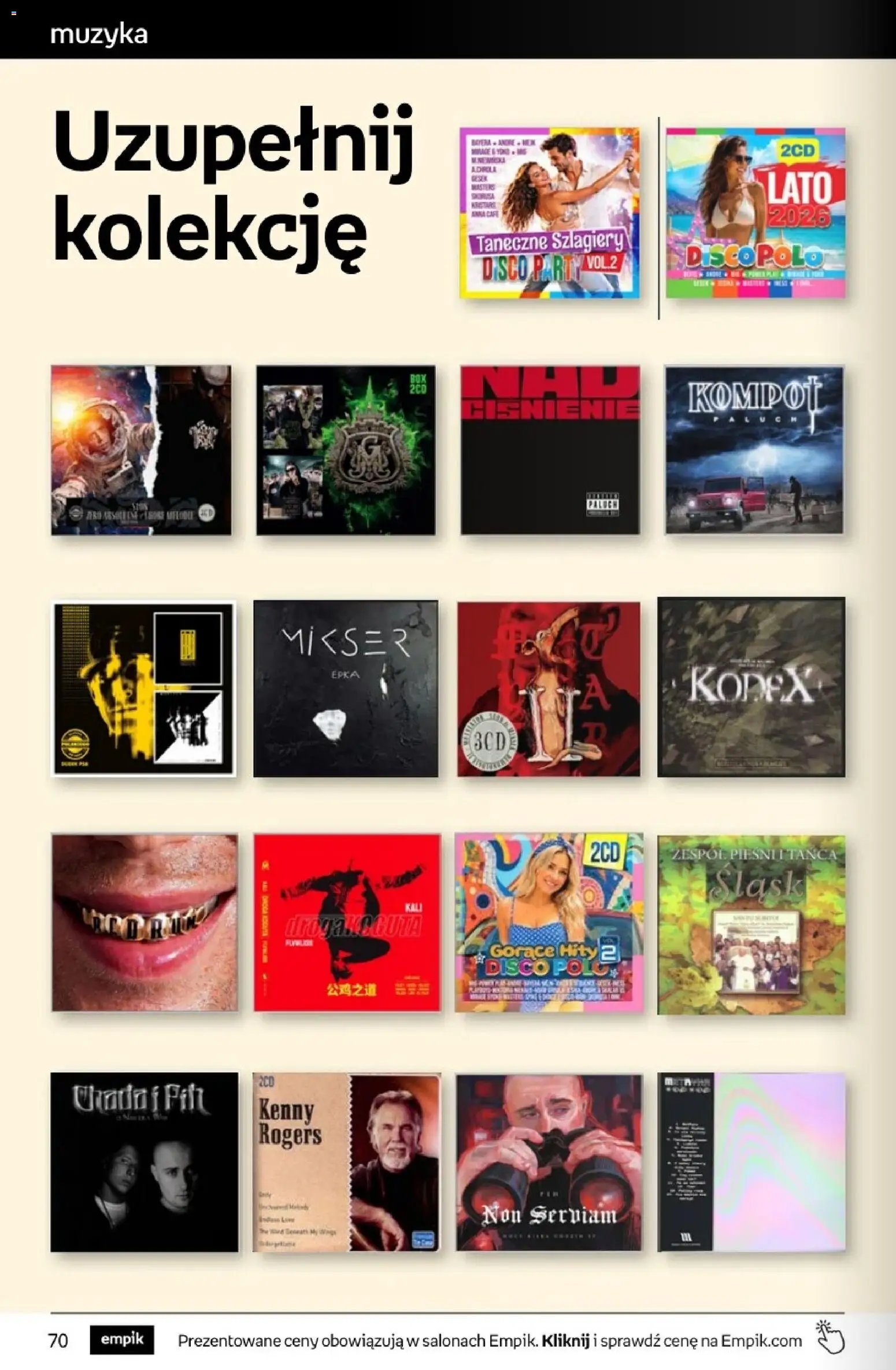 Empik promocje - Tom kultury Muzyka