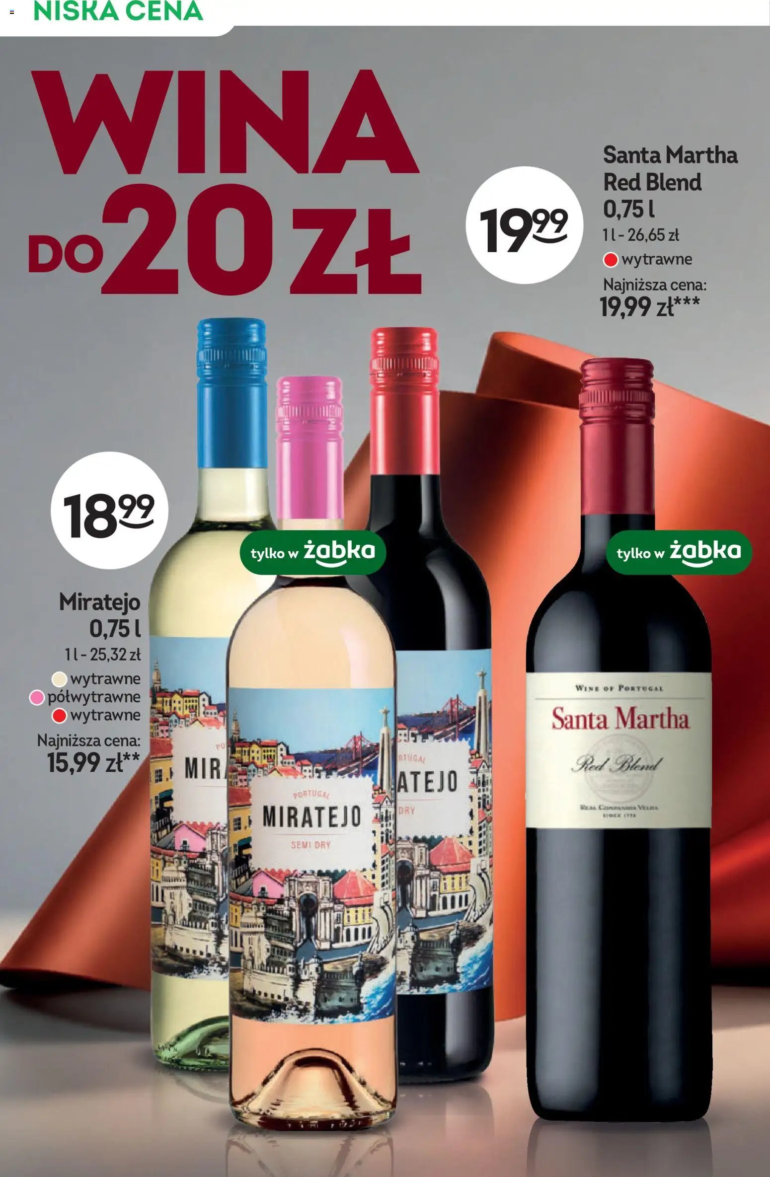 Żabka gazetka - Katalog win