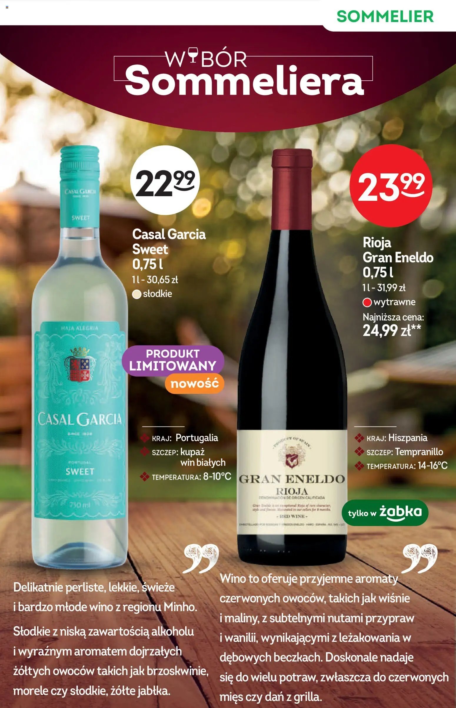 Żabka gazetka - Katalog win