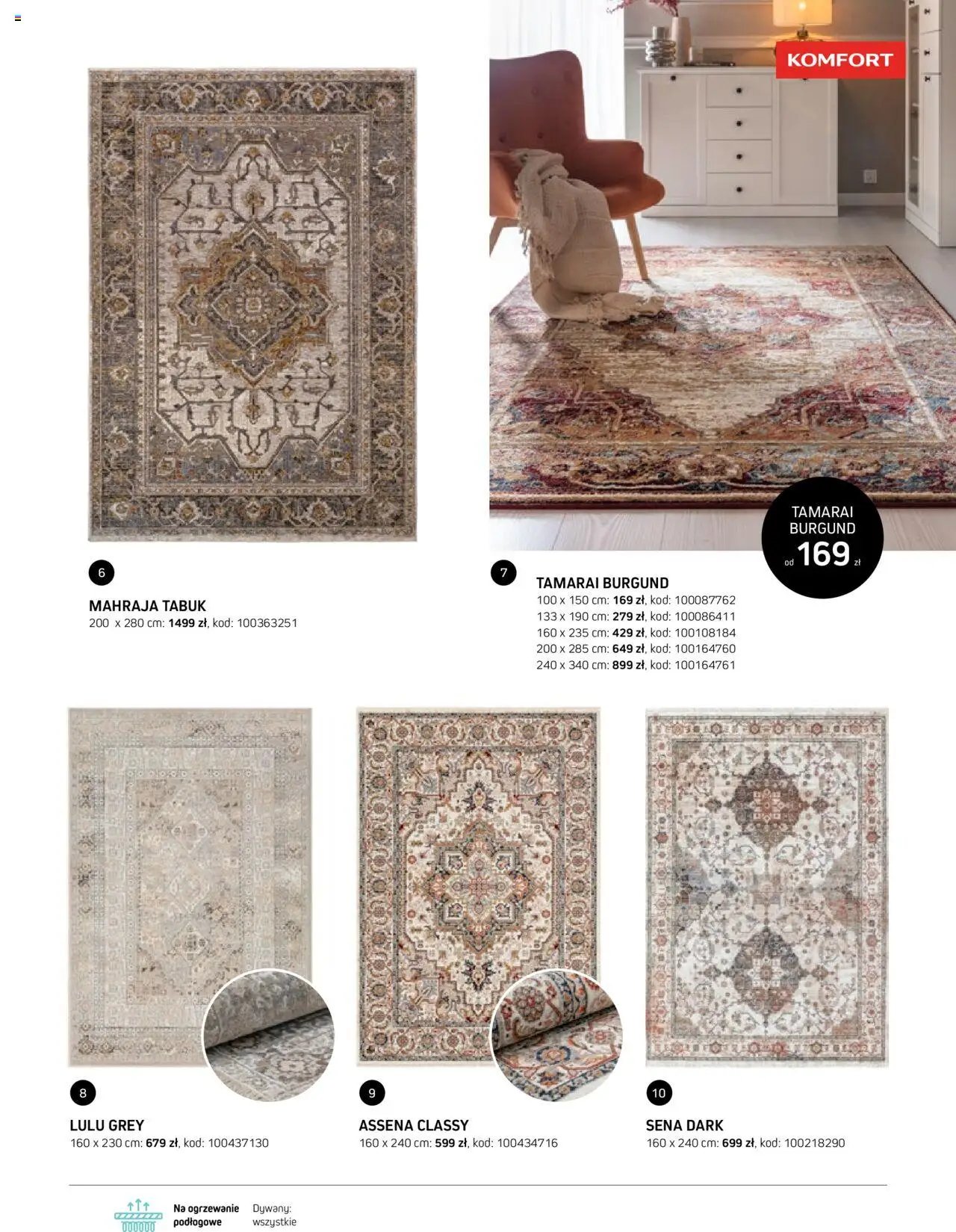 Komfort Gazetka - Katalog Dywanów