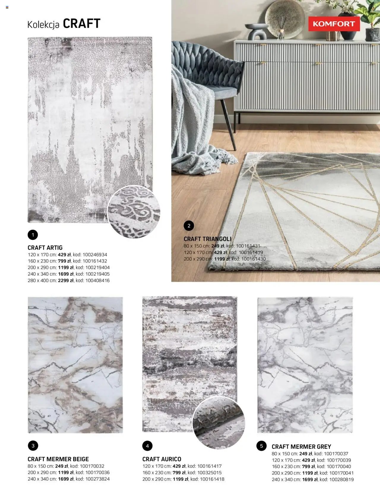 Komfort Gazetka - Katalog Dywanów