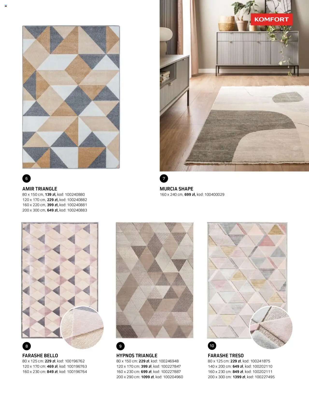 Komfort Gazetka - Katalog Dywanów