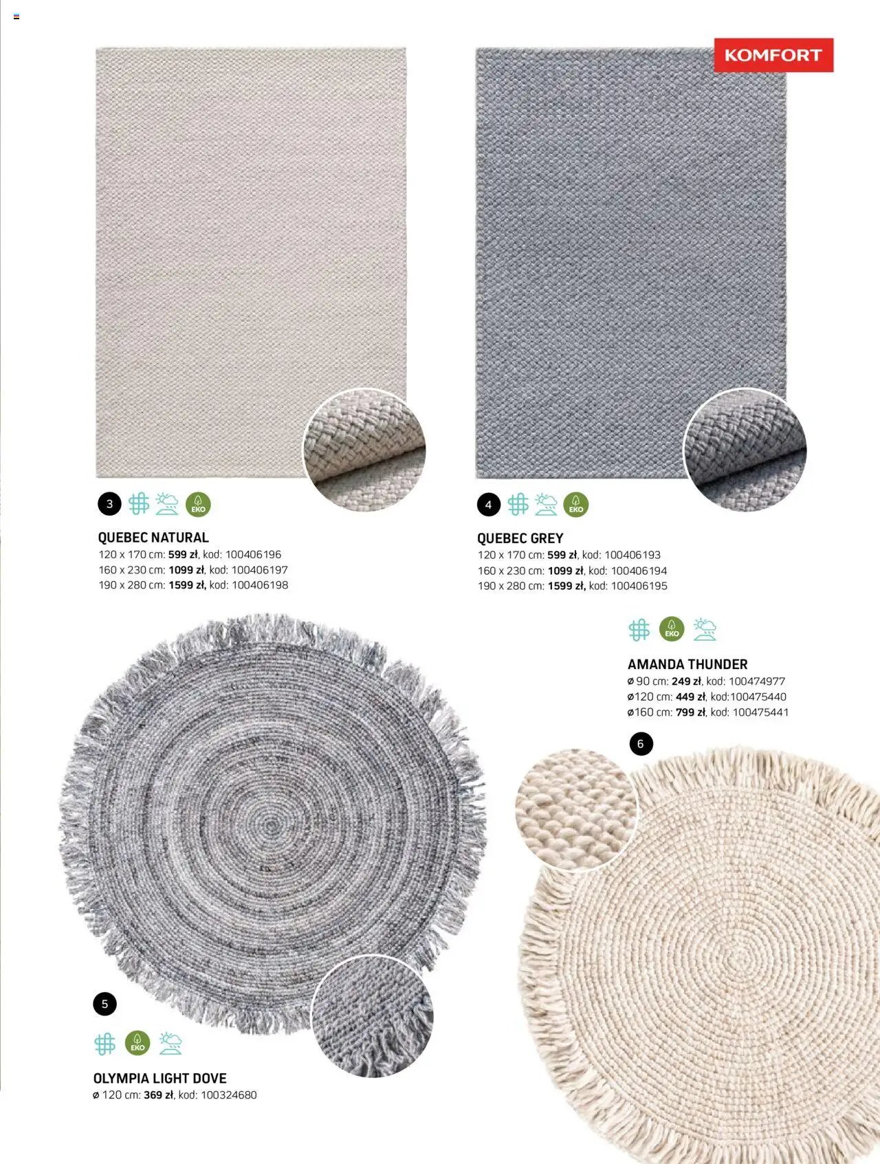 Komfort Gazetka - Katalog Dywanów