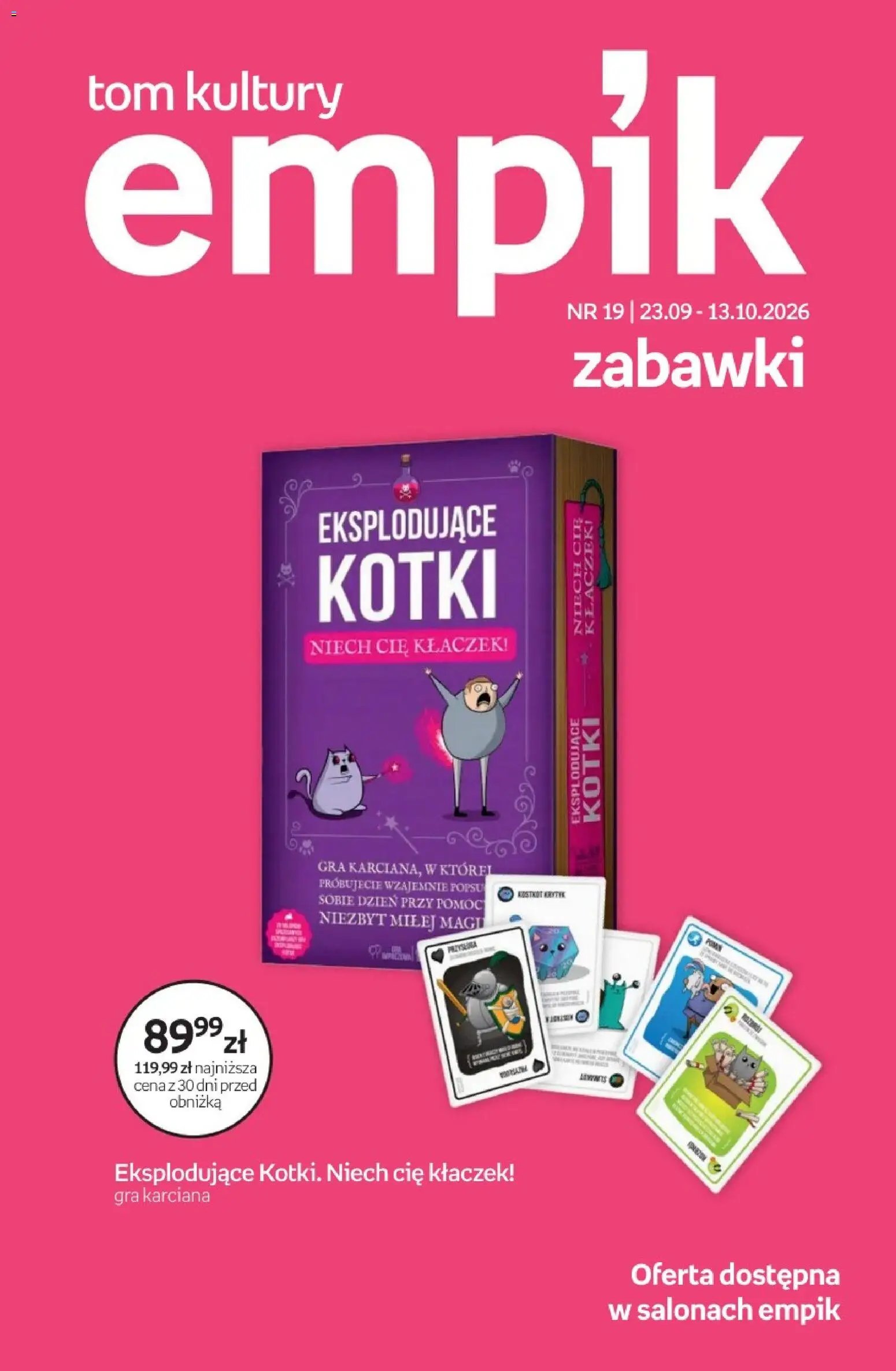 Empik promocje - Tom kultury Zabawki