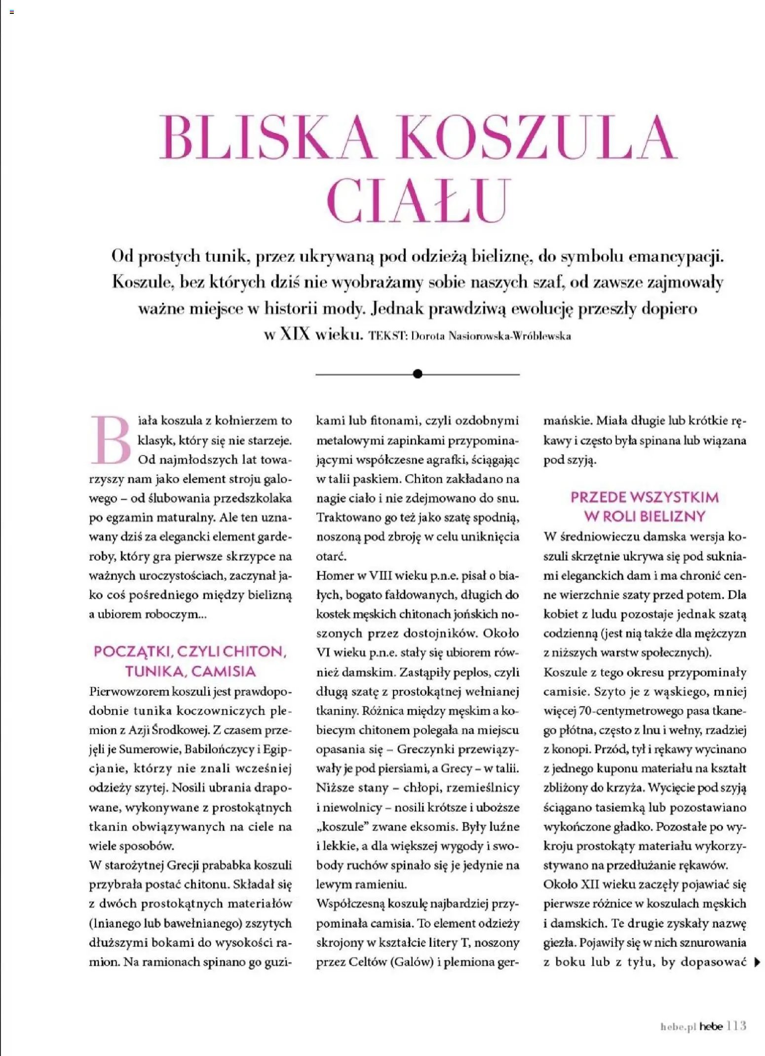 Hebe gazetka - Magazyn