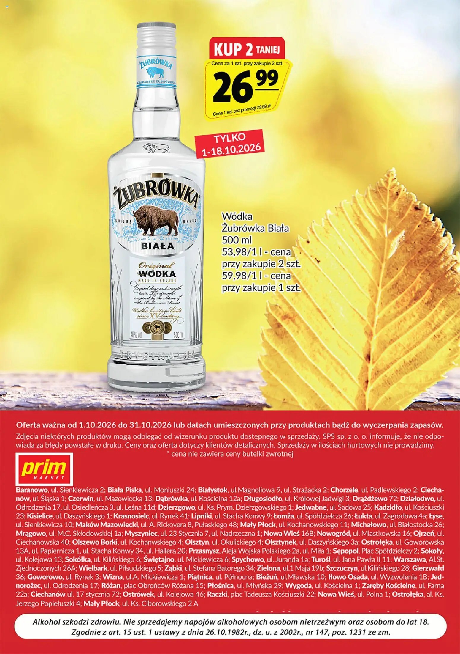 Prim Market gazetka - Oferta alkoholowa