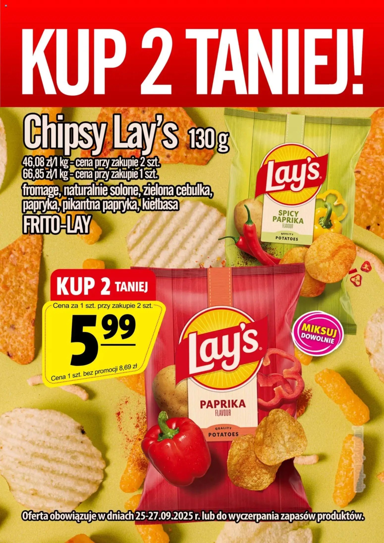 Prim Market promocja - Chipsy Lay's