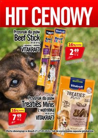 Prim Market promocja - Beef Stick/Treaties Minis Vitakraft (2026-05-21 - 2026-05-27)