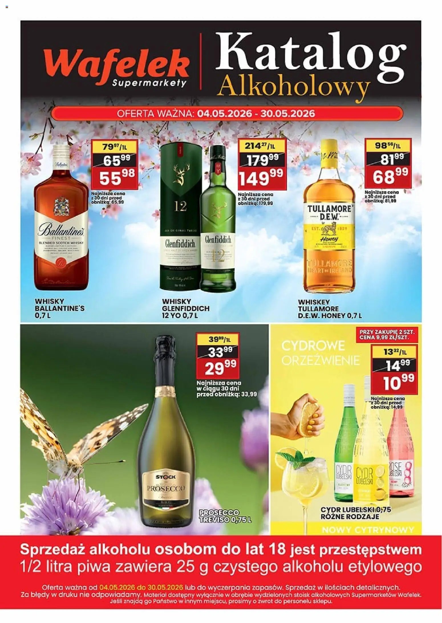 Wafelek gazetka alkoholowa