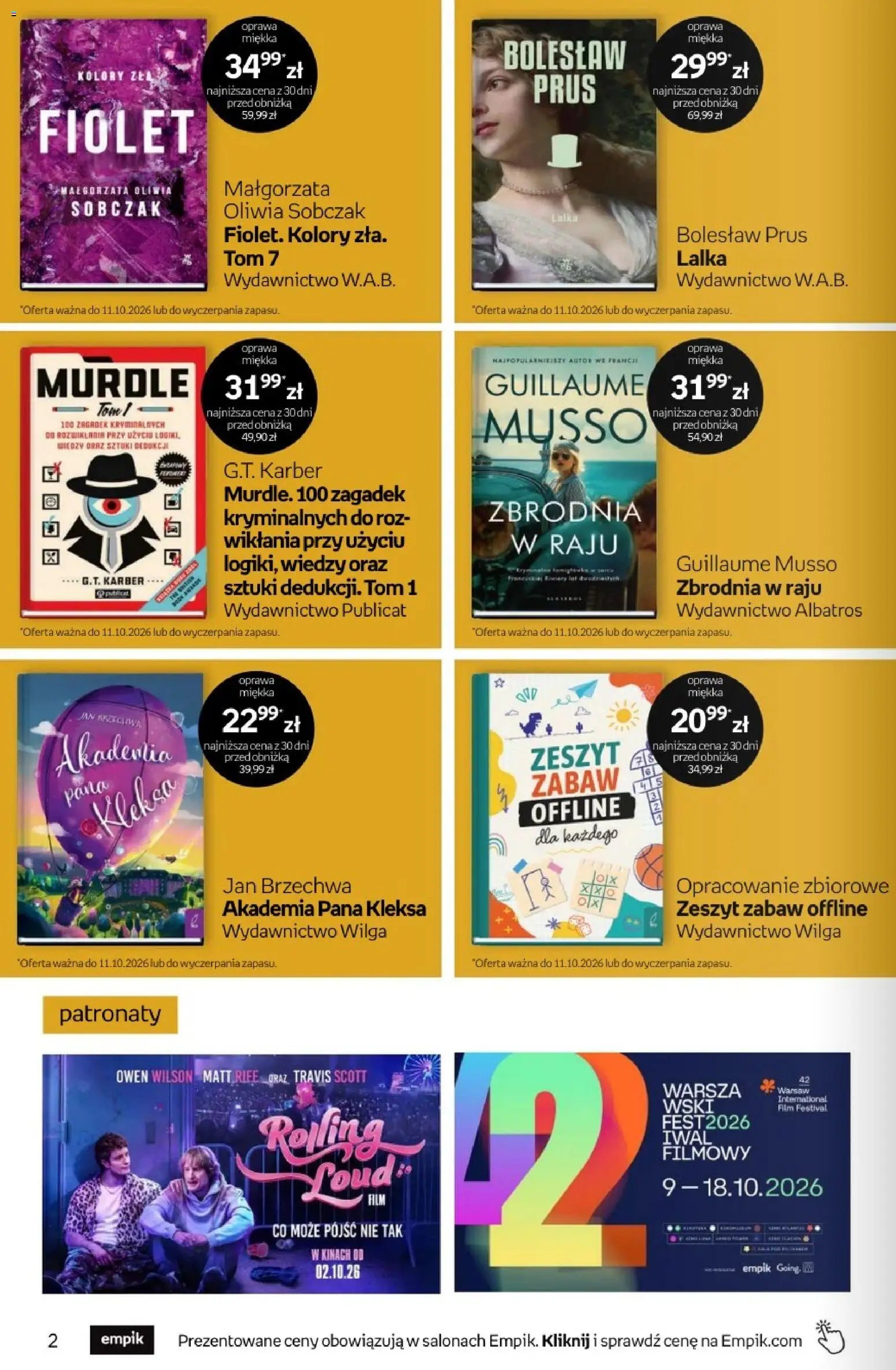 Empik promocje - Tom kultury Książki