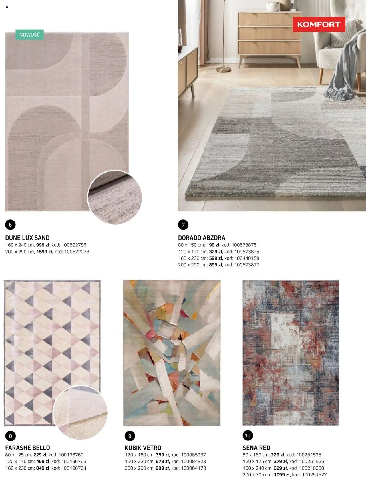 Komfort Gazetka - Katalog Dywanów