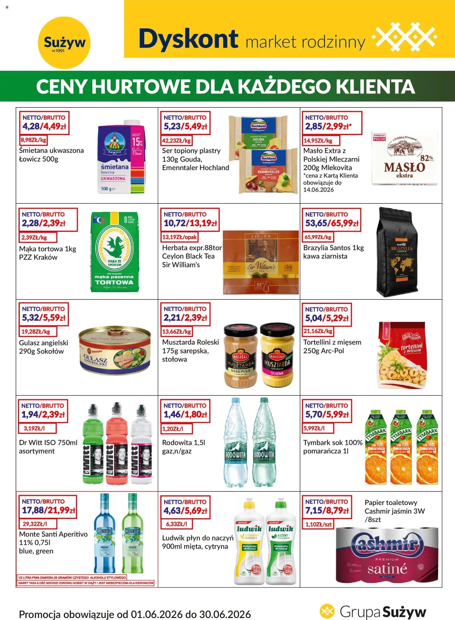 Sużyw gazetka - Dyskont