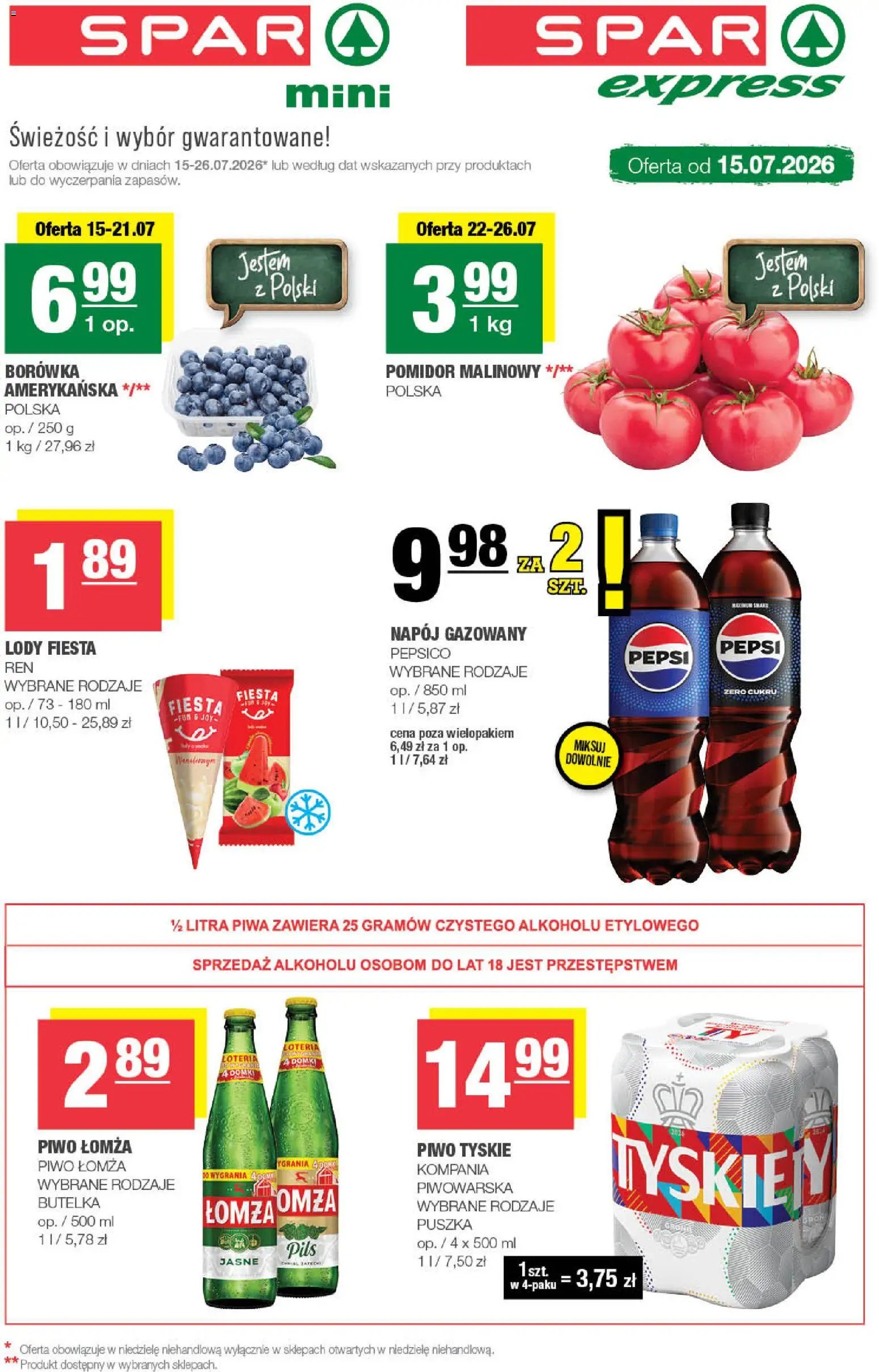 Spar gazetka - Mini