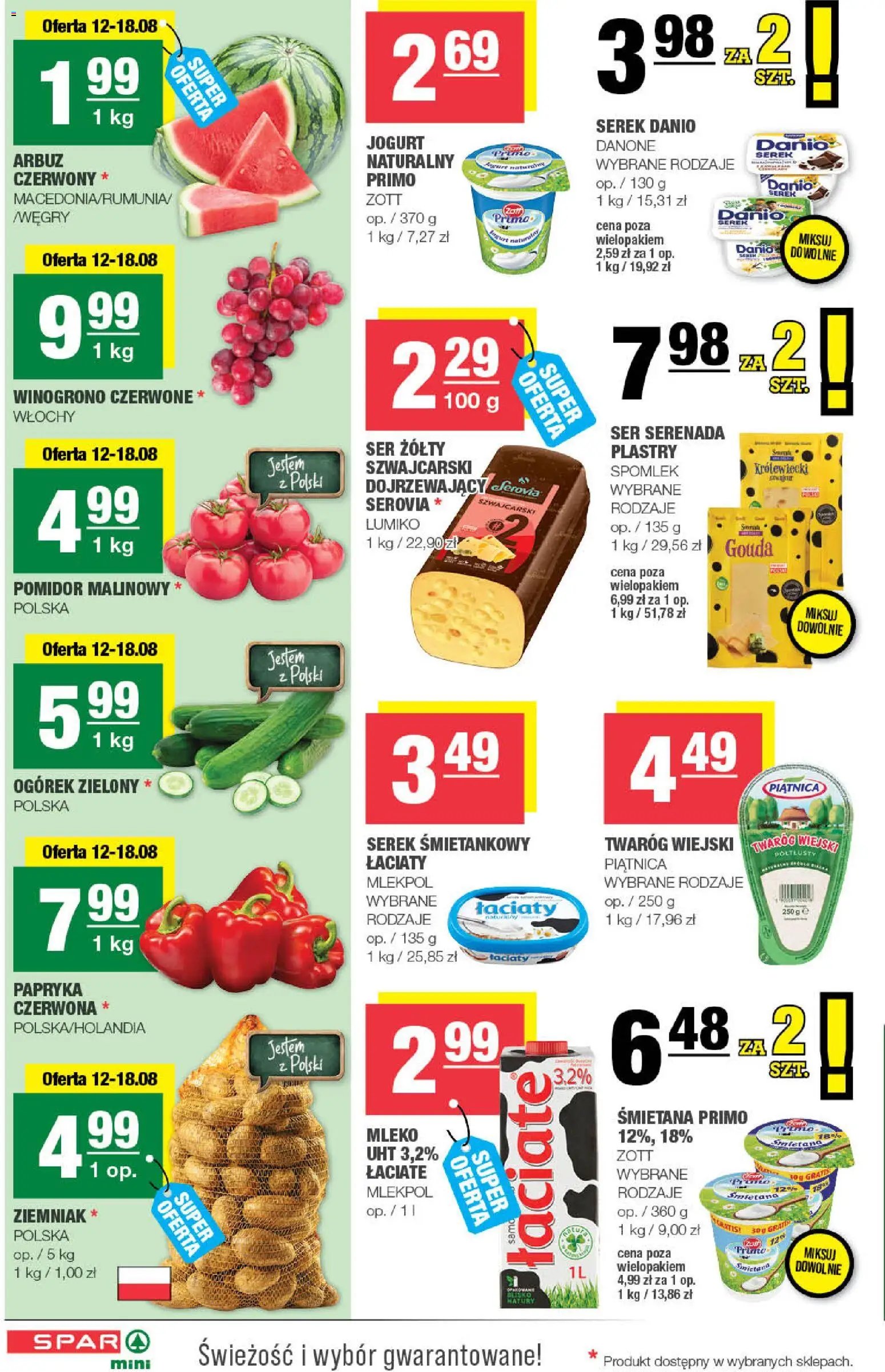 Spar gazetka - Mini
