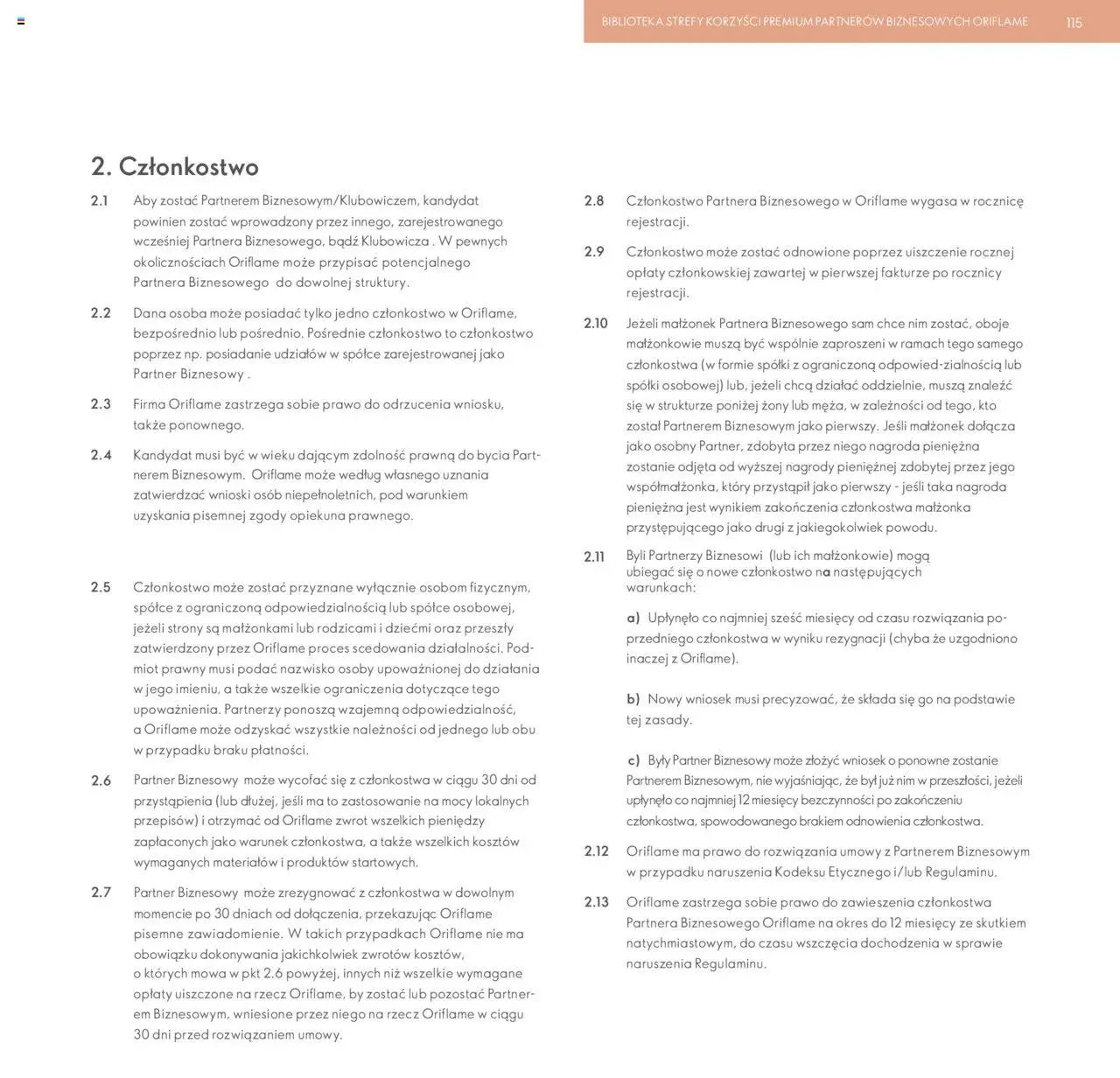 Oriflame Katalog - Strefa Korzyści Premium