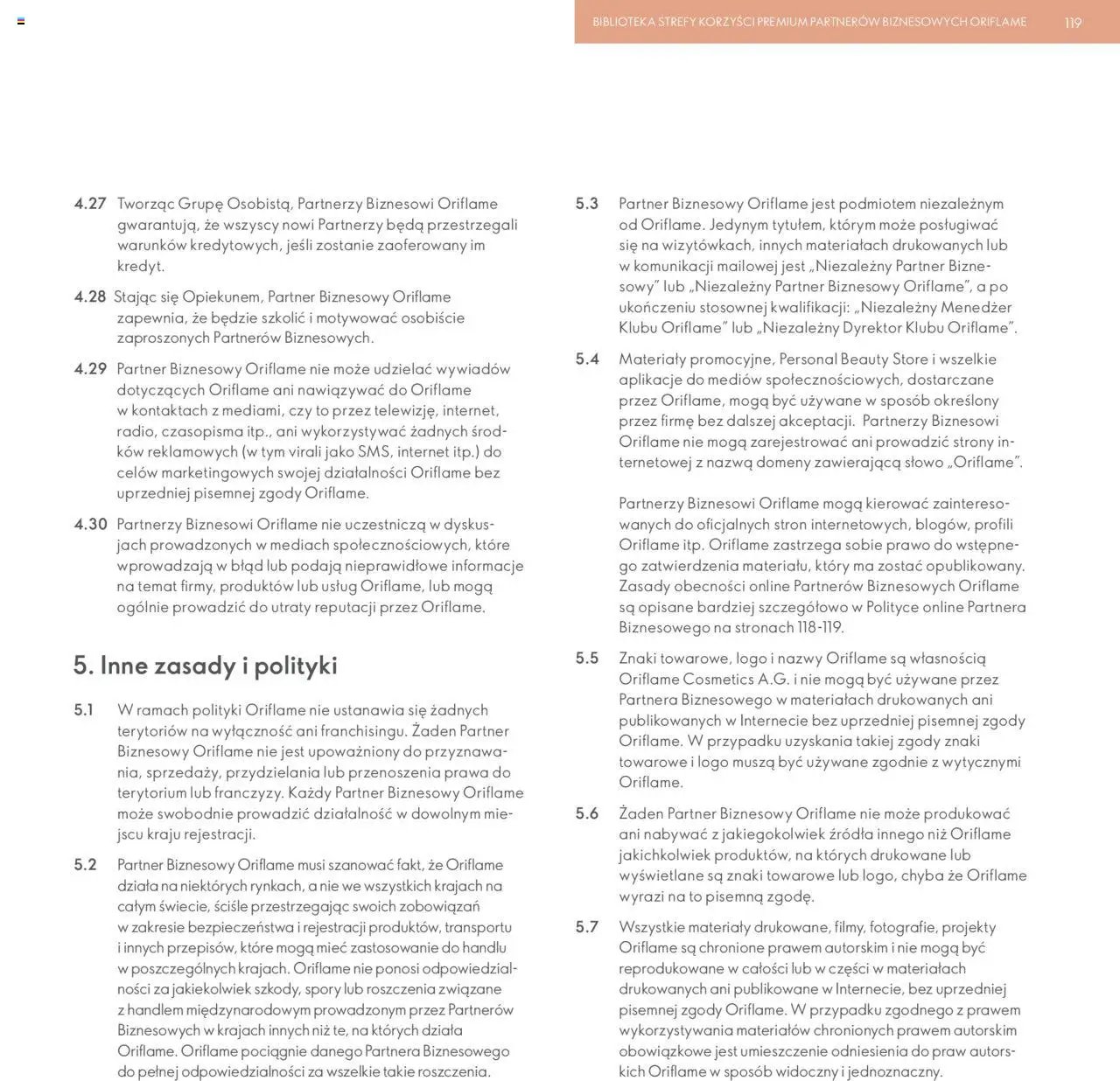 Oriflame Katalog - Strefa Korzyści Premium