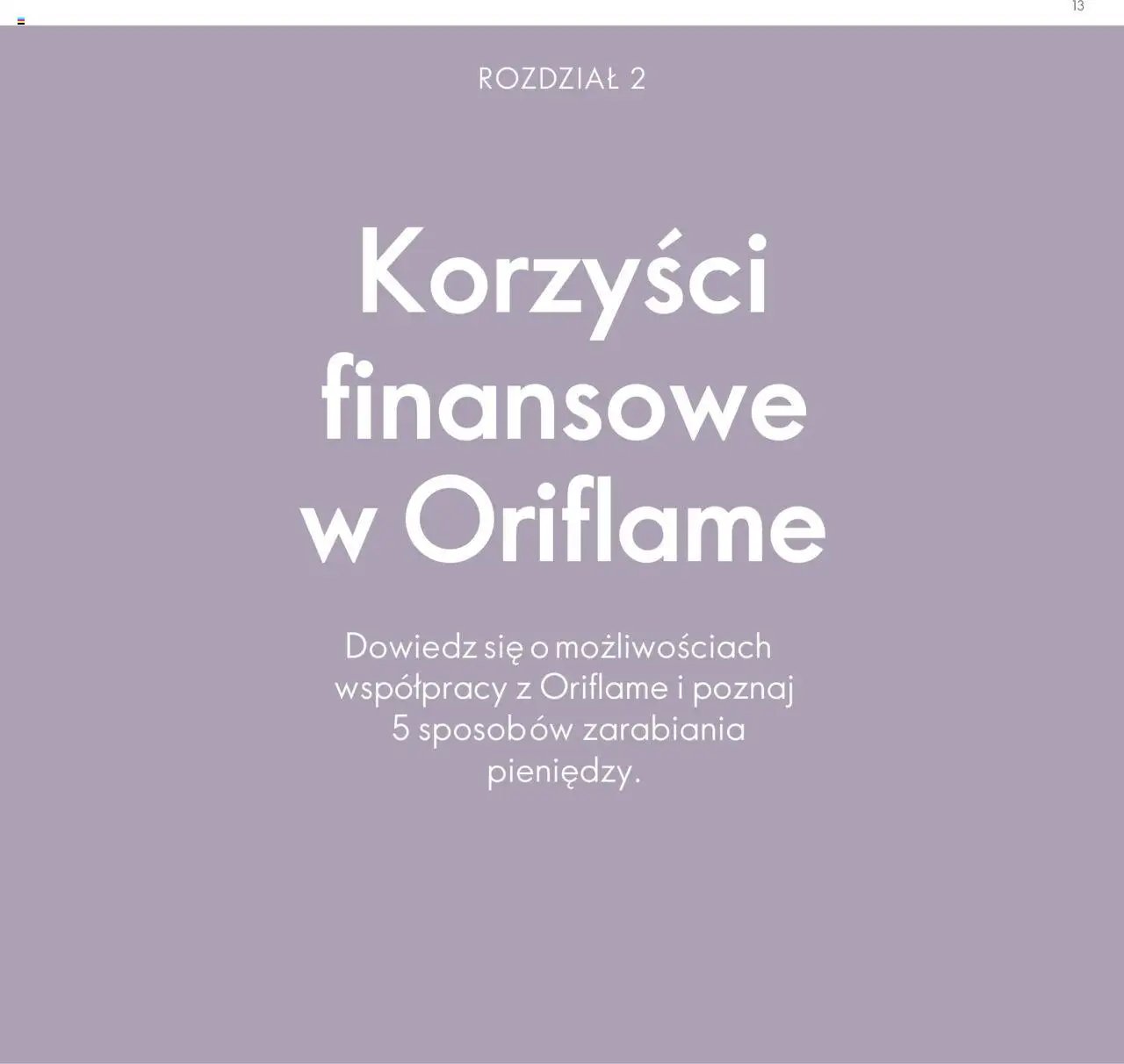 Oriflame Katalog - Strefa Korzyści Premium