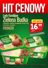 Prim Market promocja - Lody Zielona Budka