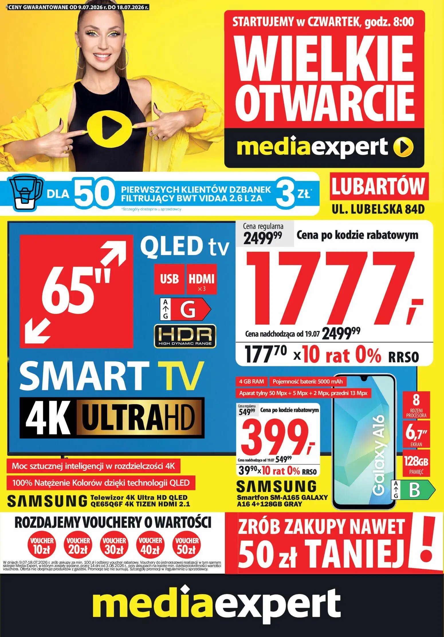Mediaexpert promocje - Wielkie otwarcie Lubartów