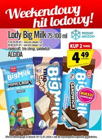 Prim Market promocja - Lody Big Milk Algida