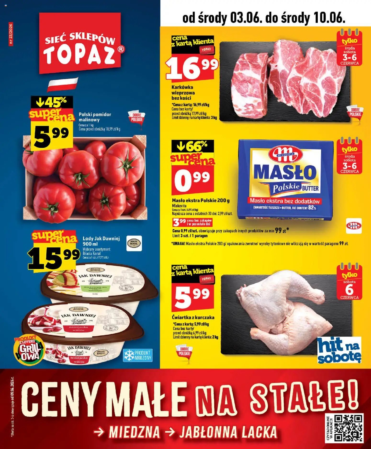 Topaz gazetka - Ceny małe na stałe