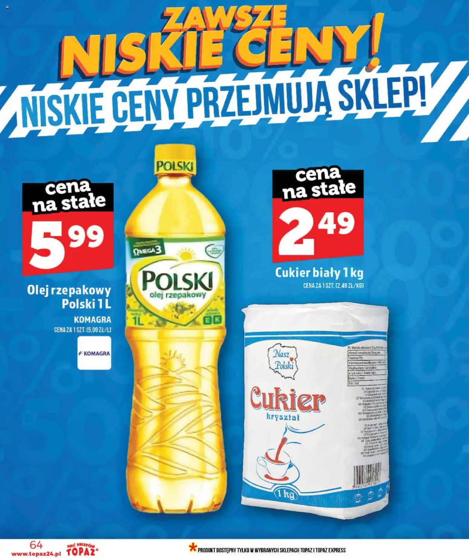 Topaz gazetka - Ceny małe na stałe