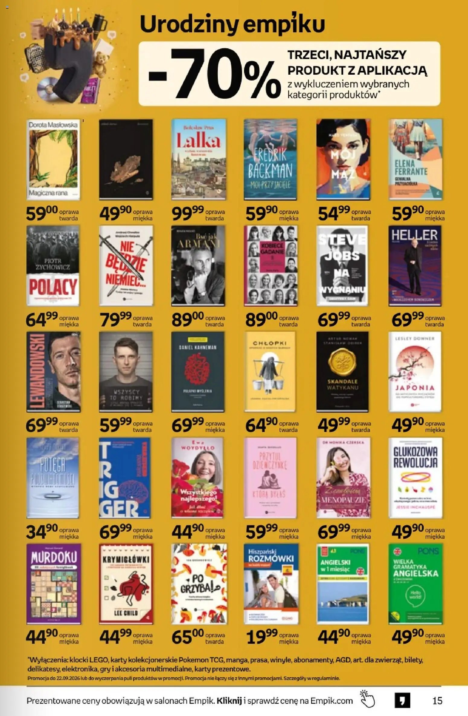 Empik promocje - Tom kultury Książki