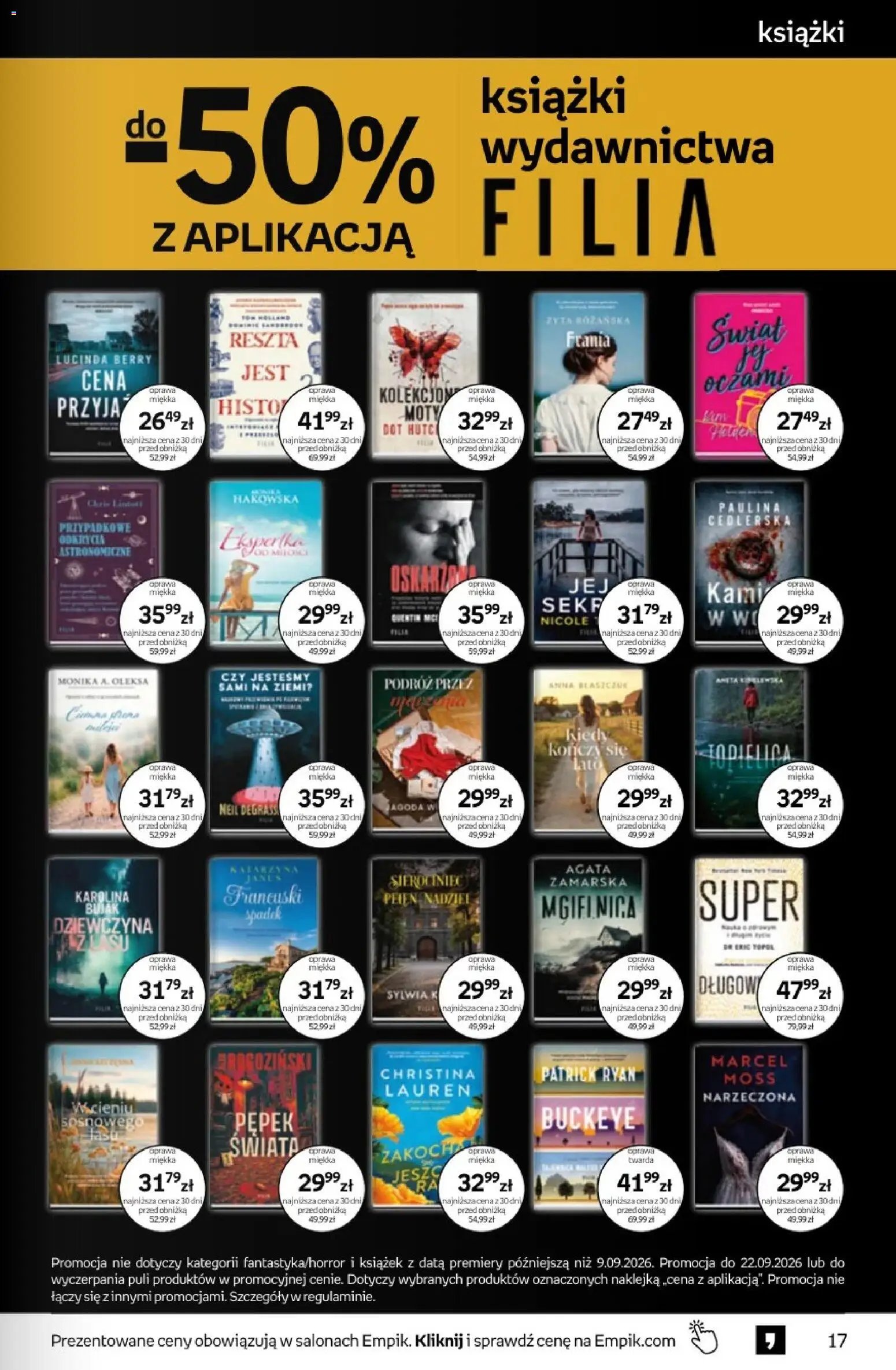 Empik promocje - Tom kultury Książki