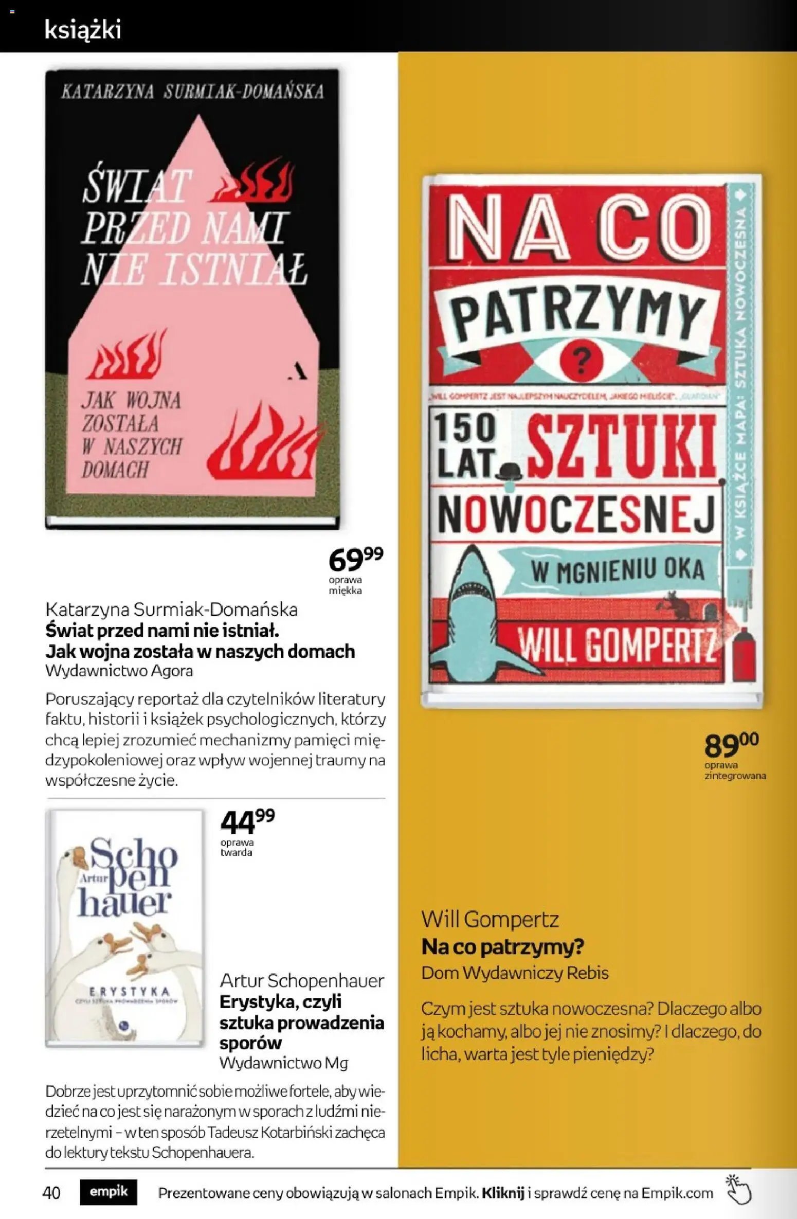 Empik promocje - Tom kultury Książki