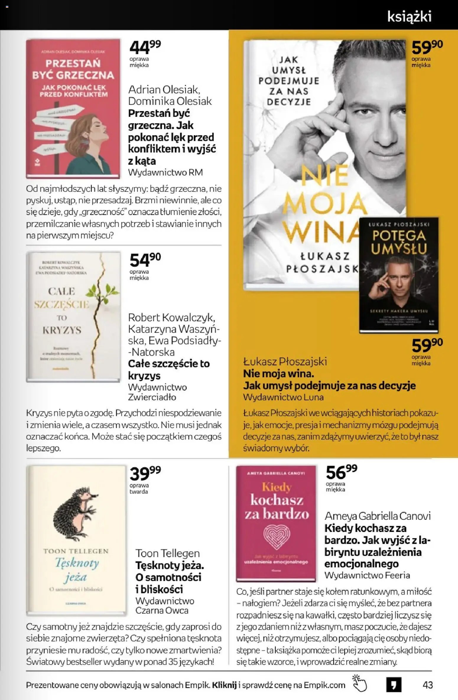Empik promocje - Tom kultury Książki
