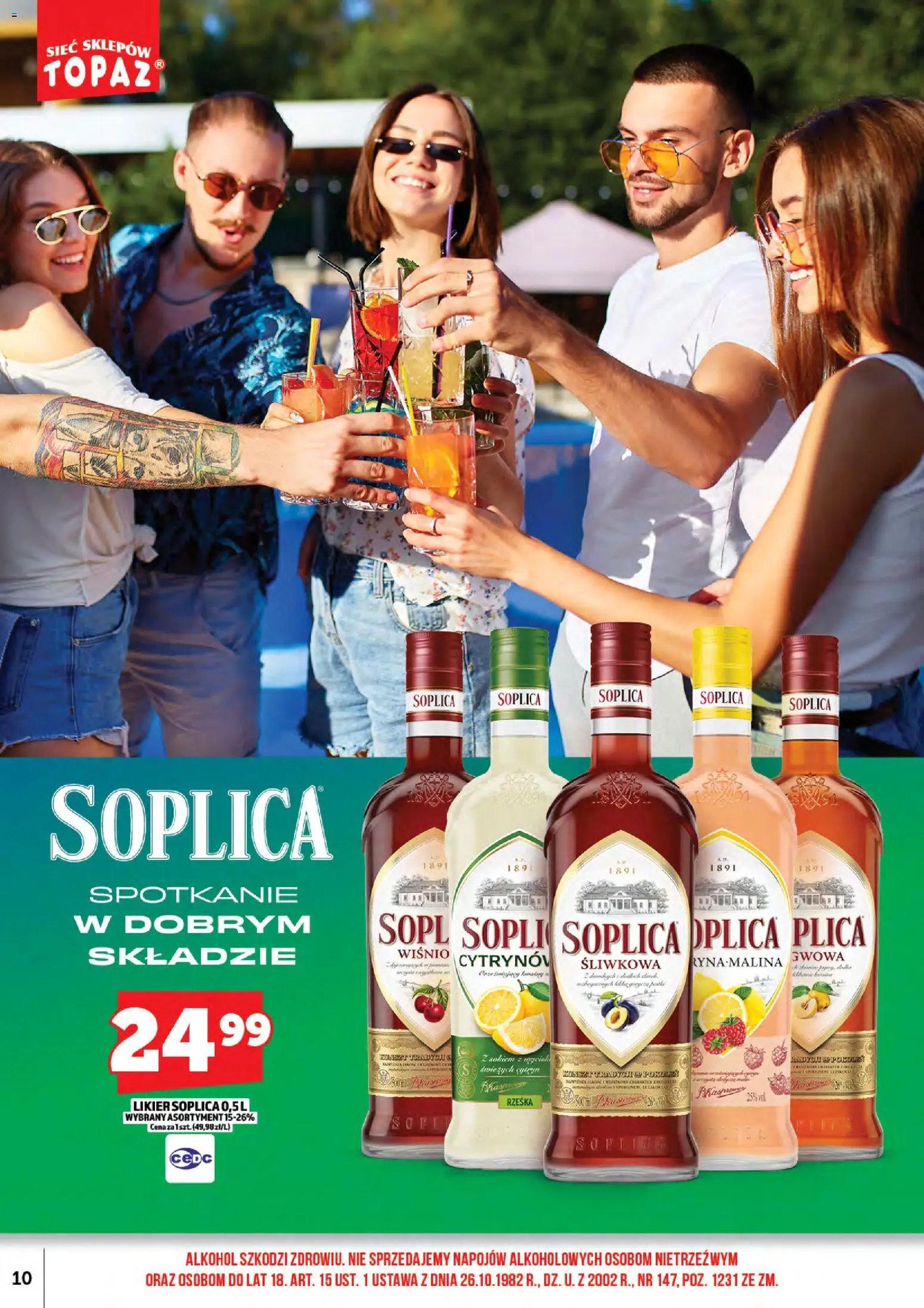 Topaz gazetka alkoholowa