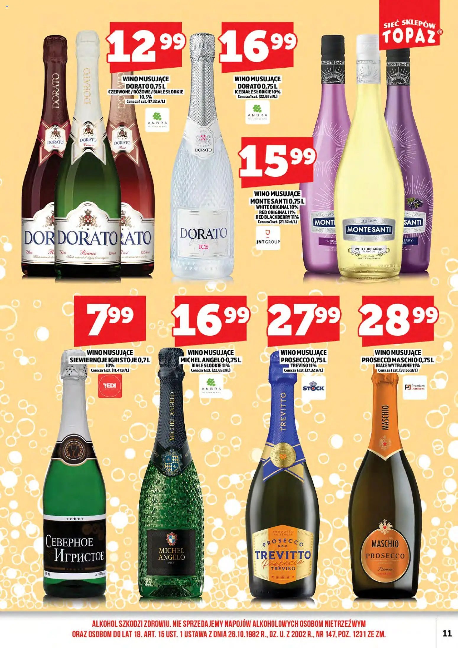 Topaz gazetka alkoholowa
