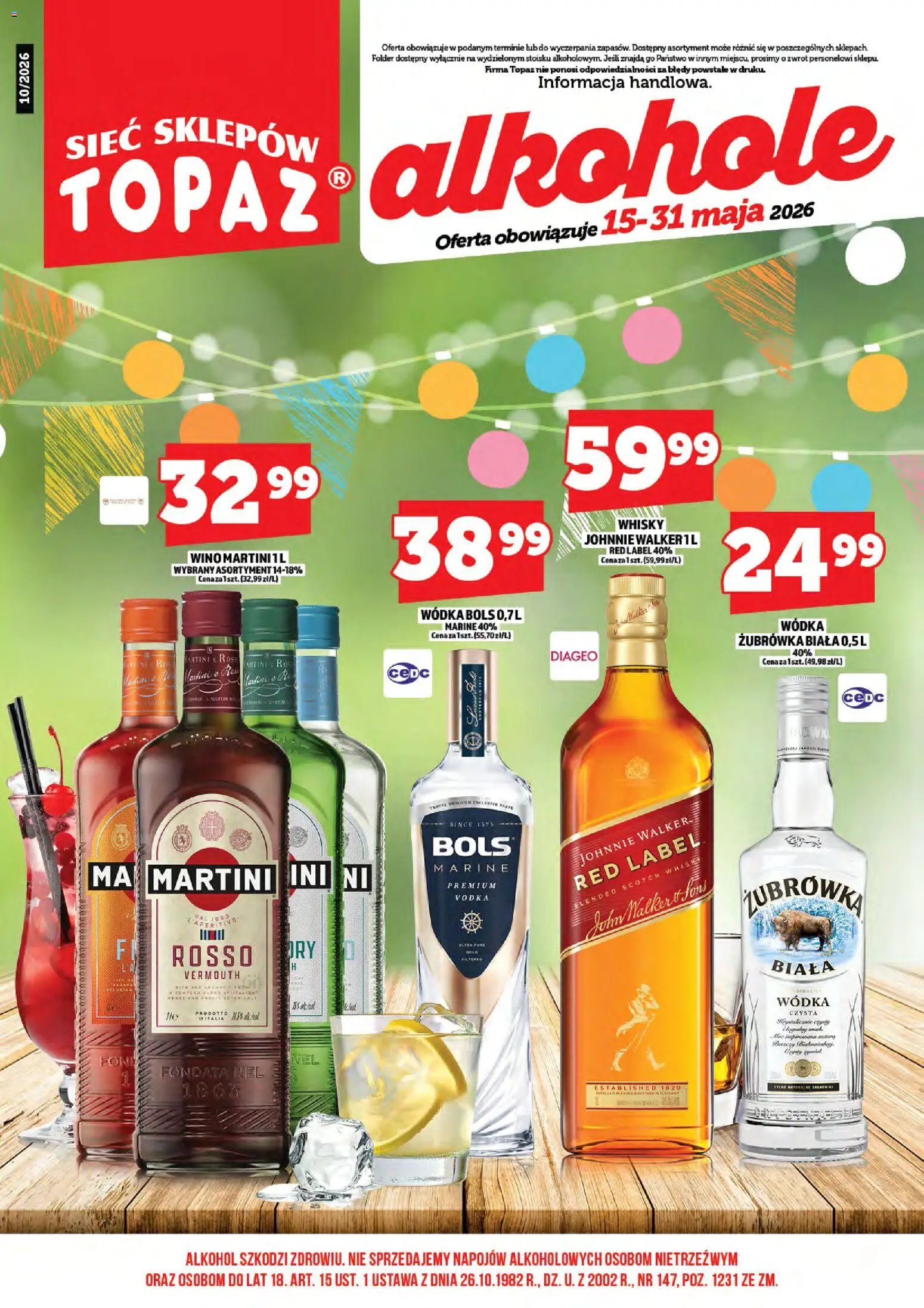 Topaz gazetka alkoholowa