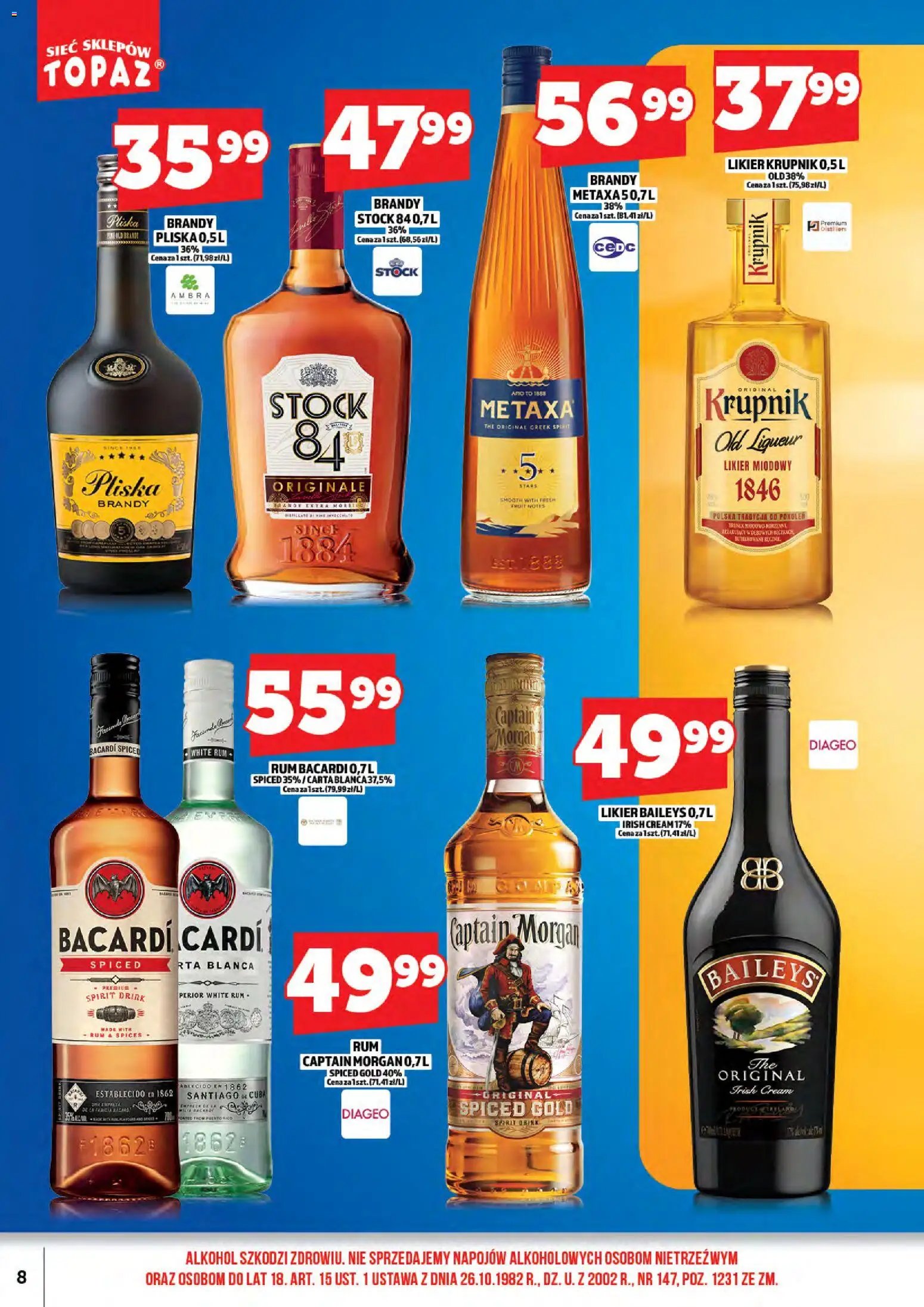 Topaz gazetka alkoholowa