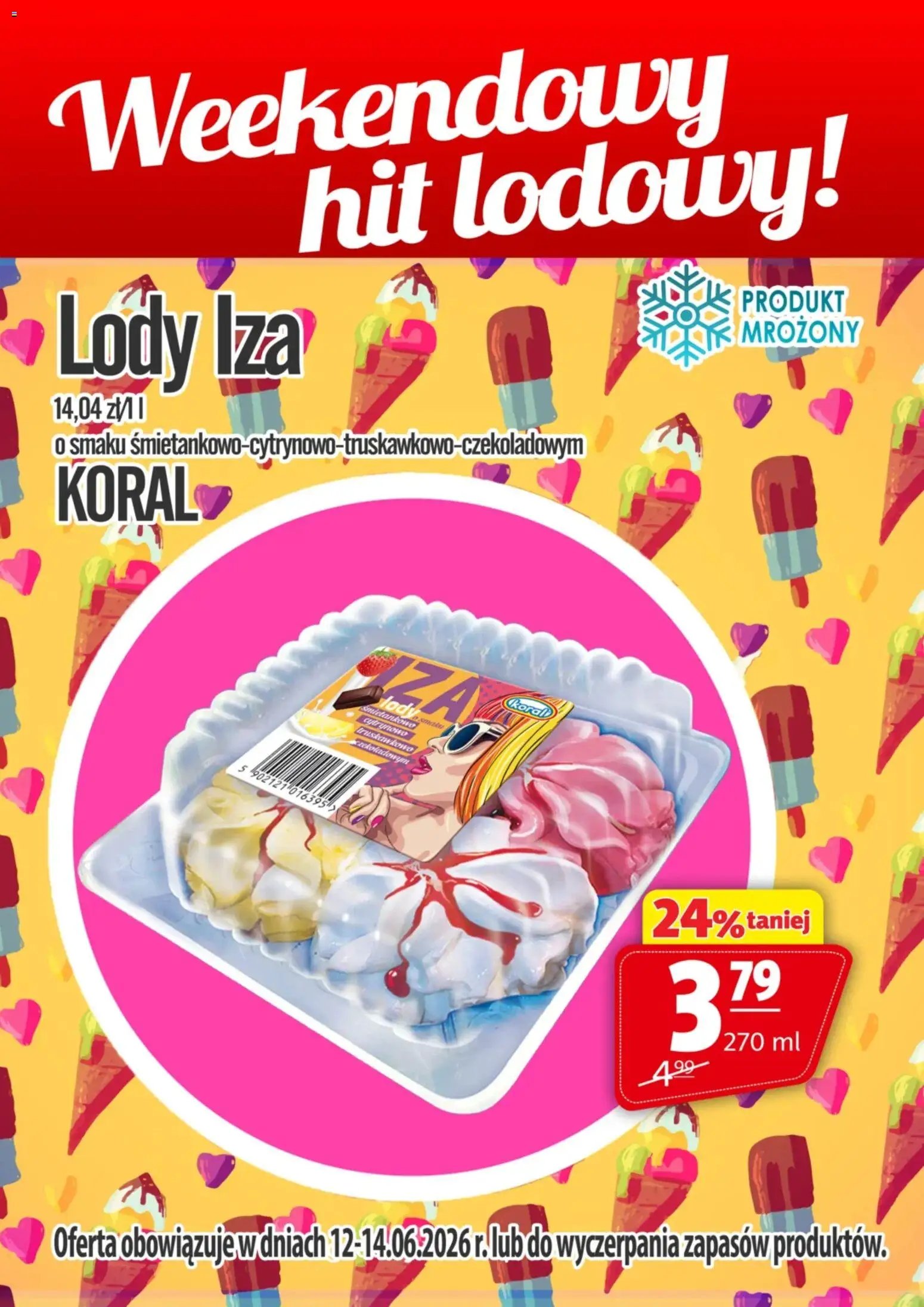 Prim Market promocja - Lody Iza